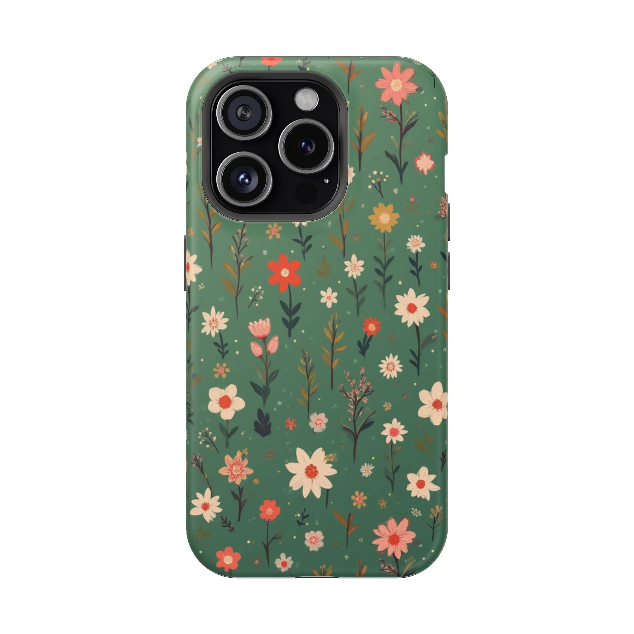Floral Meadow Magnetic Impact-Resistant Phone Case