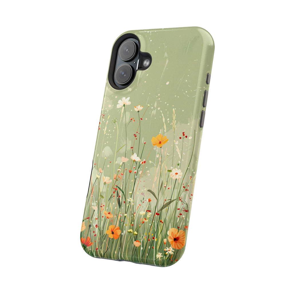 Floral Meadow Magnetic Impact-Resistant Phone Case