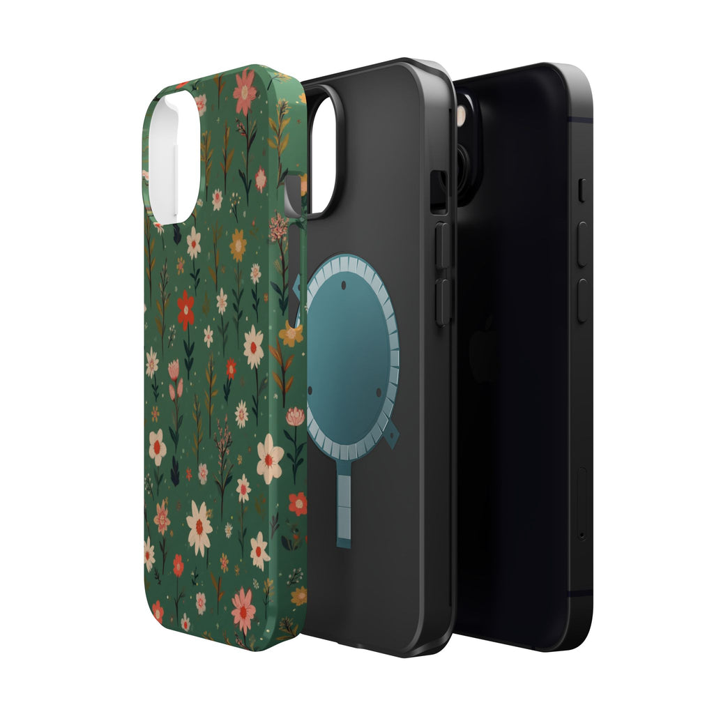 Floral Meadow Magnetic Impact-Resistant Phone Case