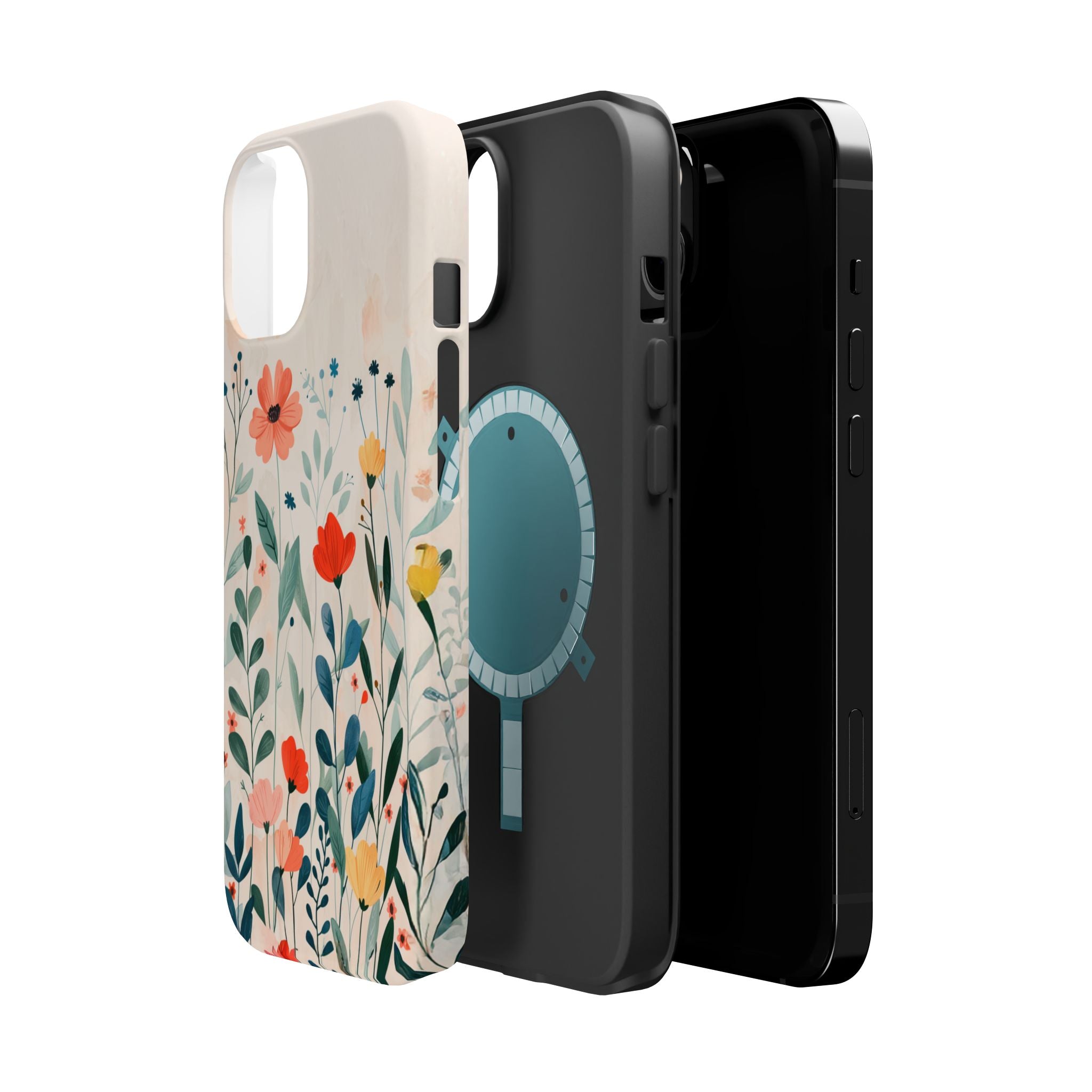 Floral Garden Magnetic Impact-Resistant Phone Case