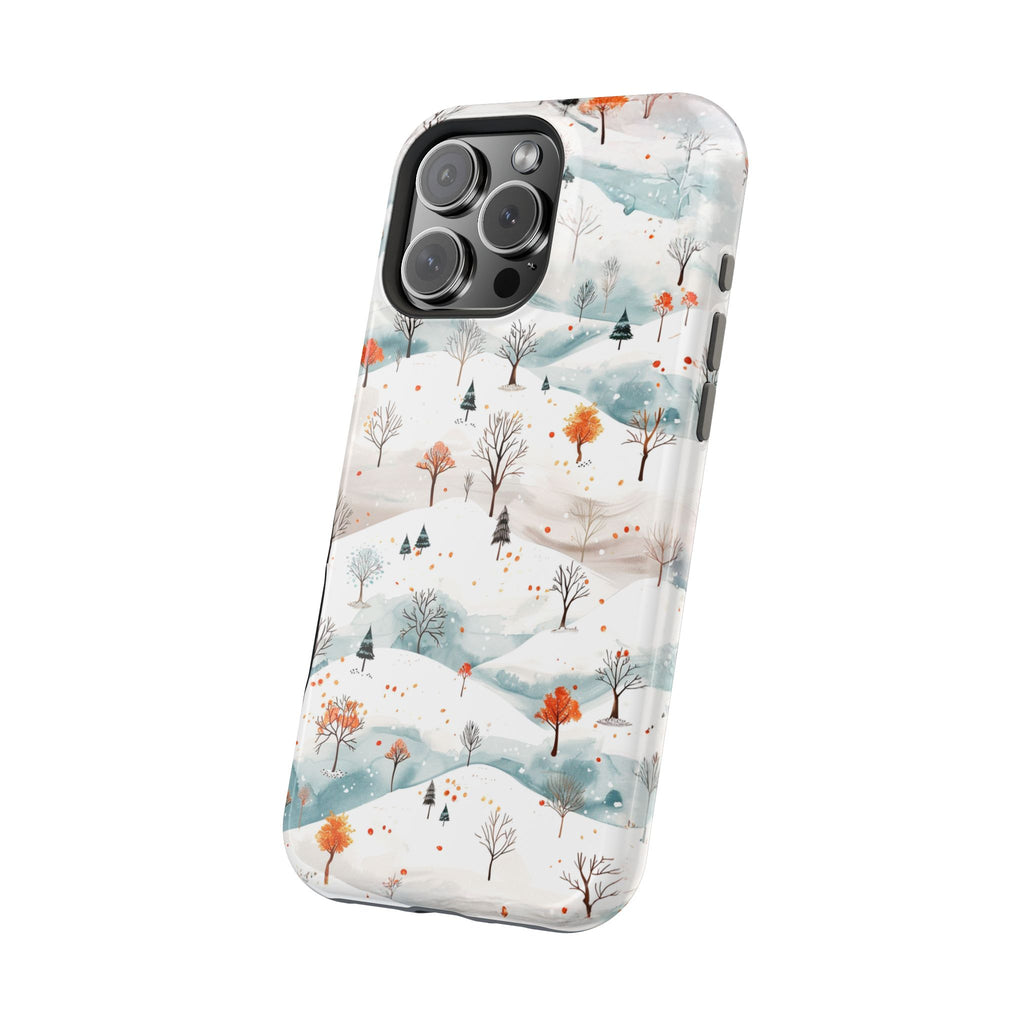 Winter Woodland Magnetic Phone Case — Impact-Resistant MagSafe-Compatible