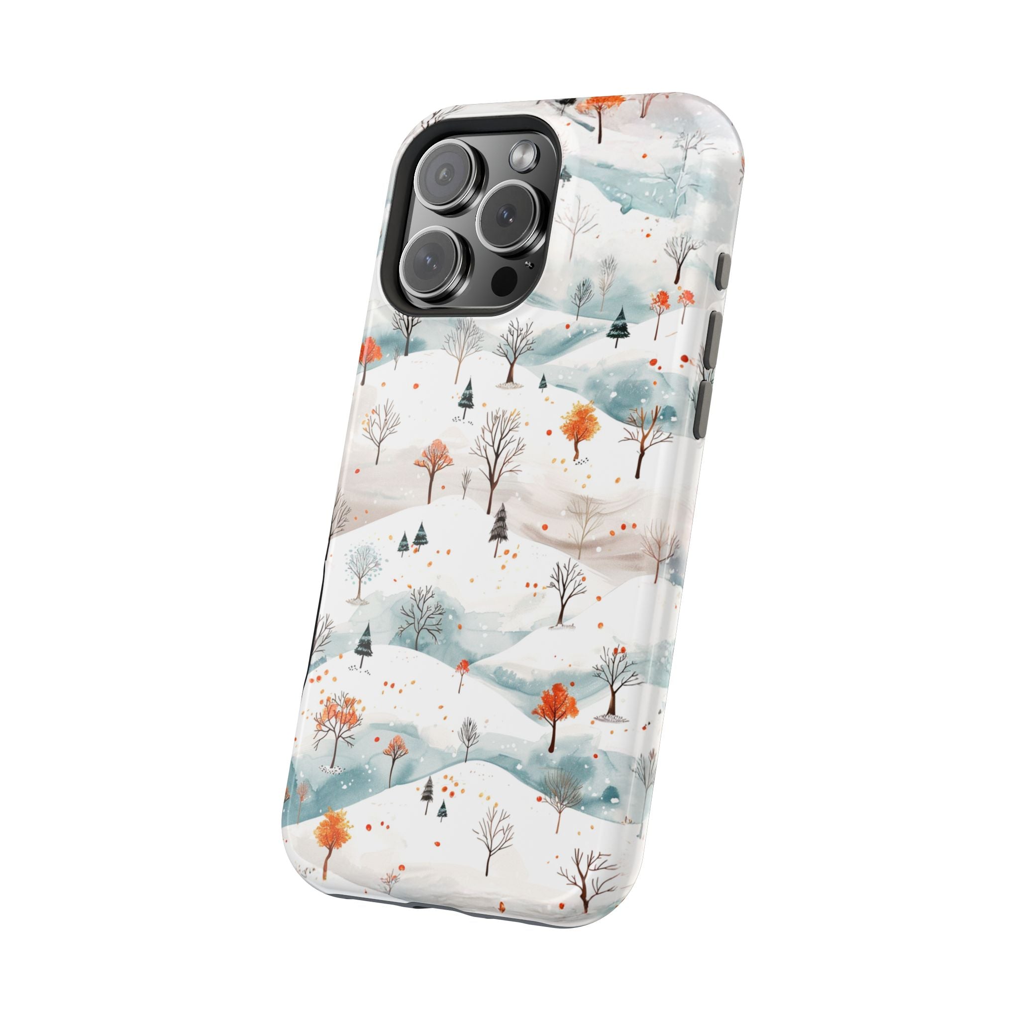 Winter Woodland Magnetic Phone Case — Impact-Resistant MagSafe-Compatible