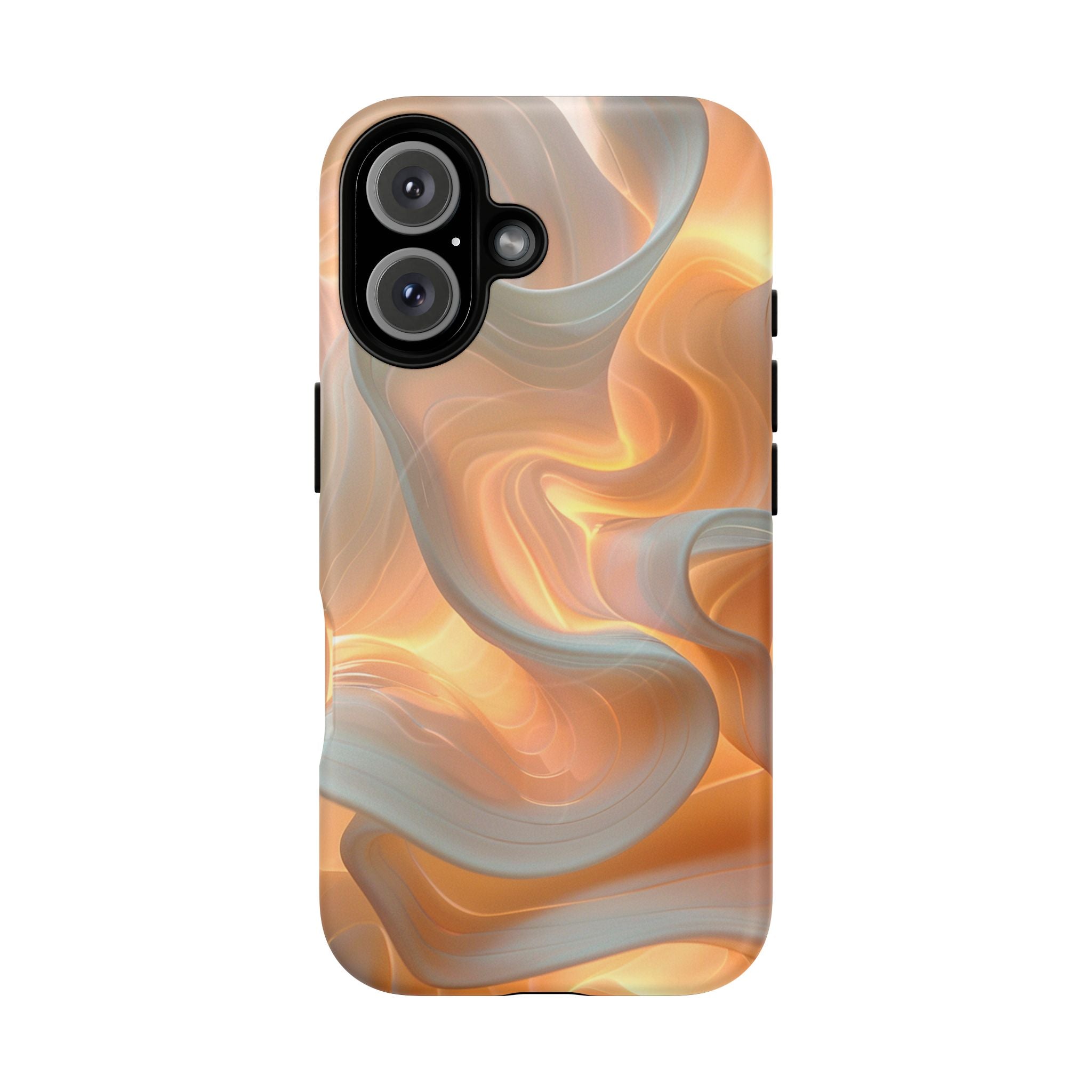 Marbled Amber Swirl Tough Magnetic Case