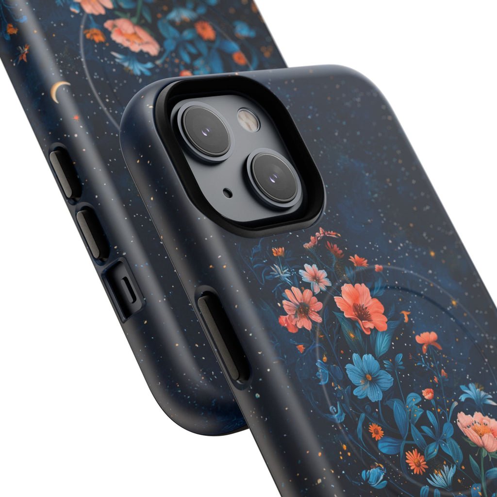 Floral Night Sky Tough Magnetic Phone Case