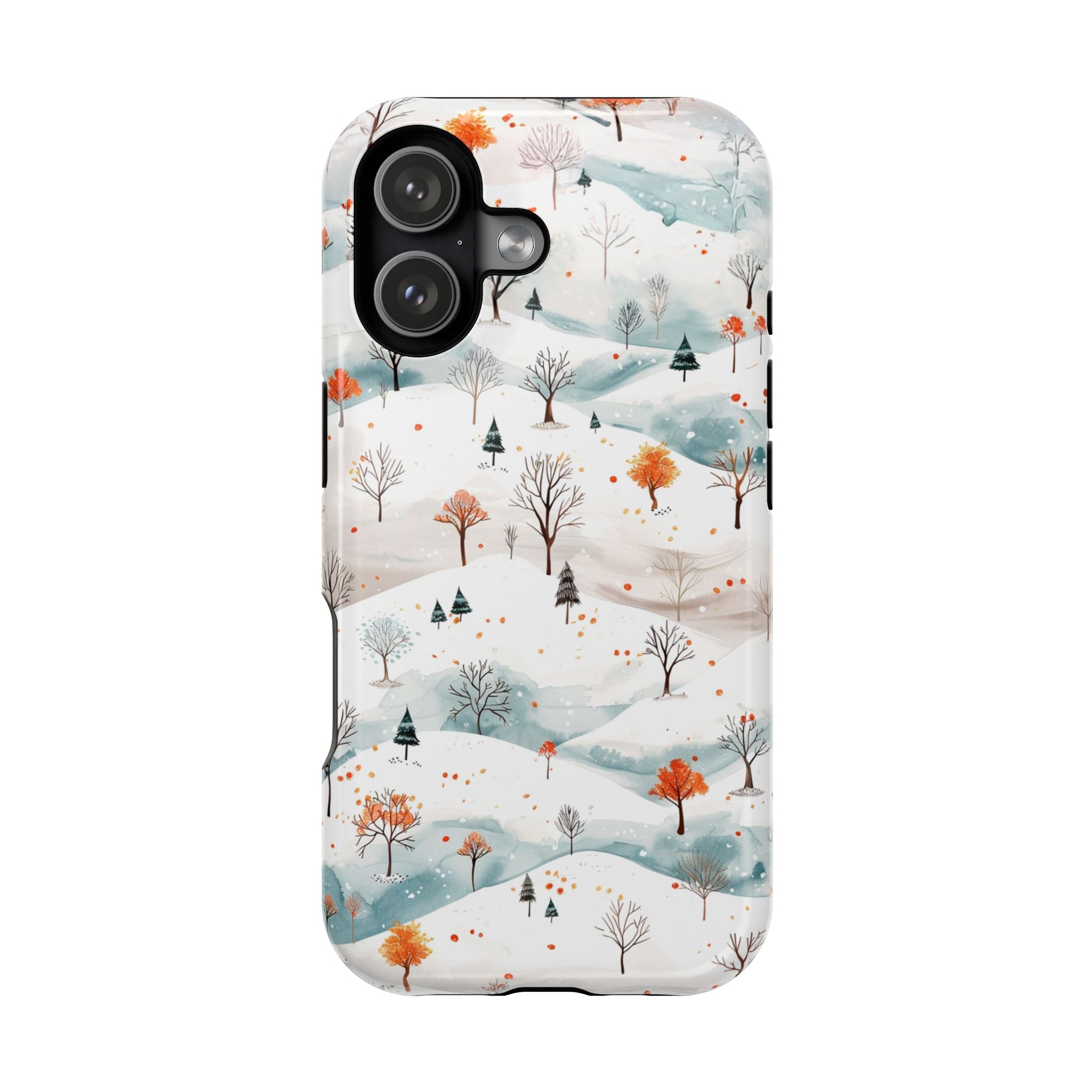 Winter Woodland Magnetic Phone Case — Impact-Resistant MagSafe-Compatible