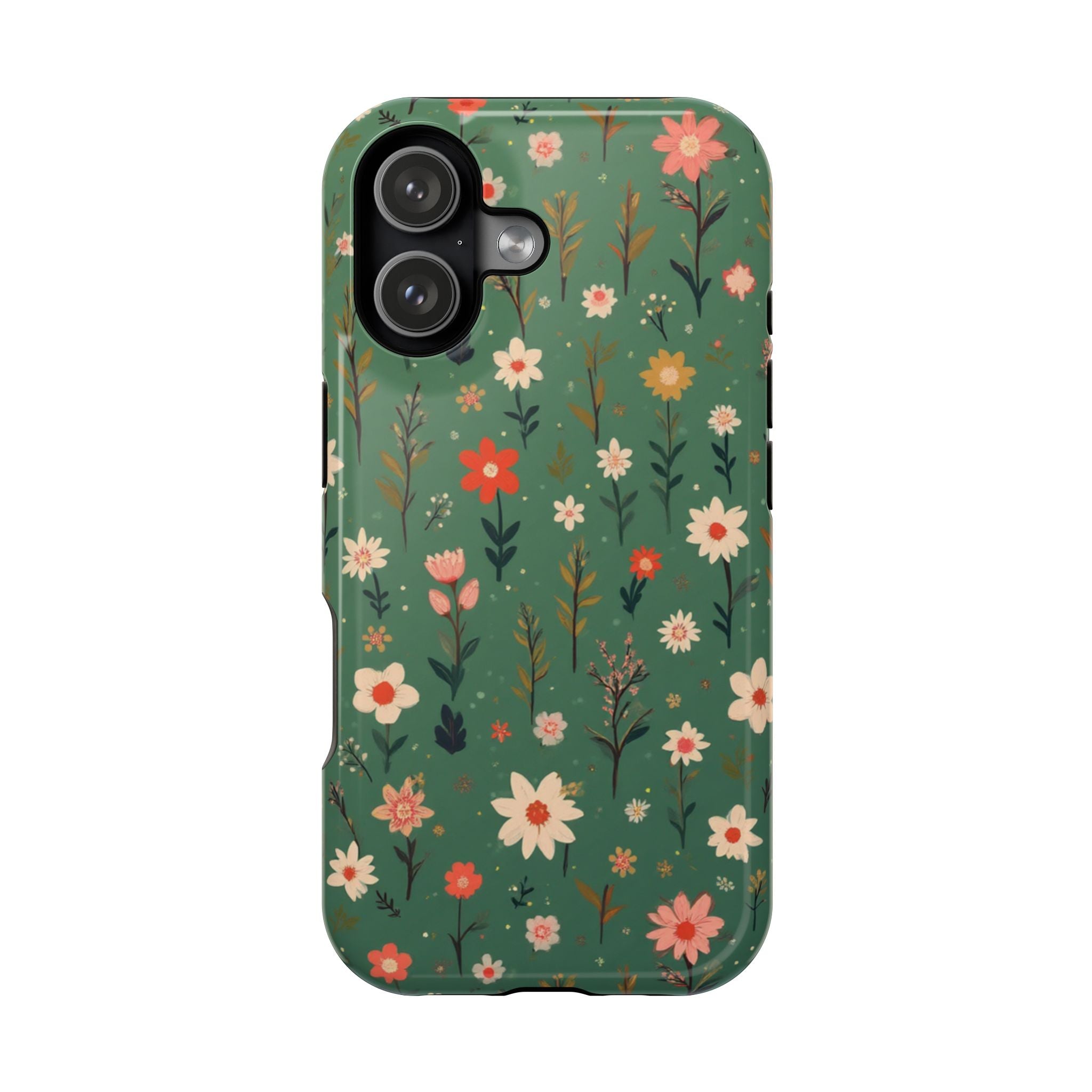 Floral Meadow Magnetic Impact-Resistant Phone Case
