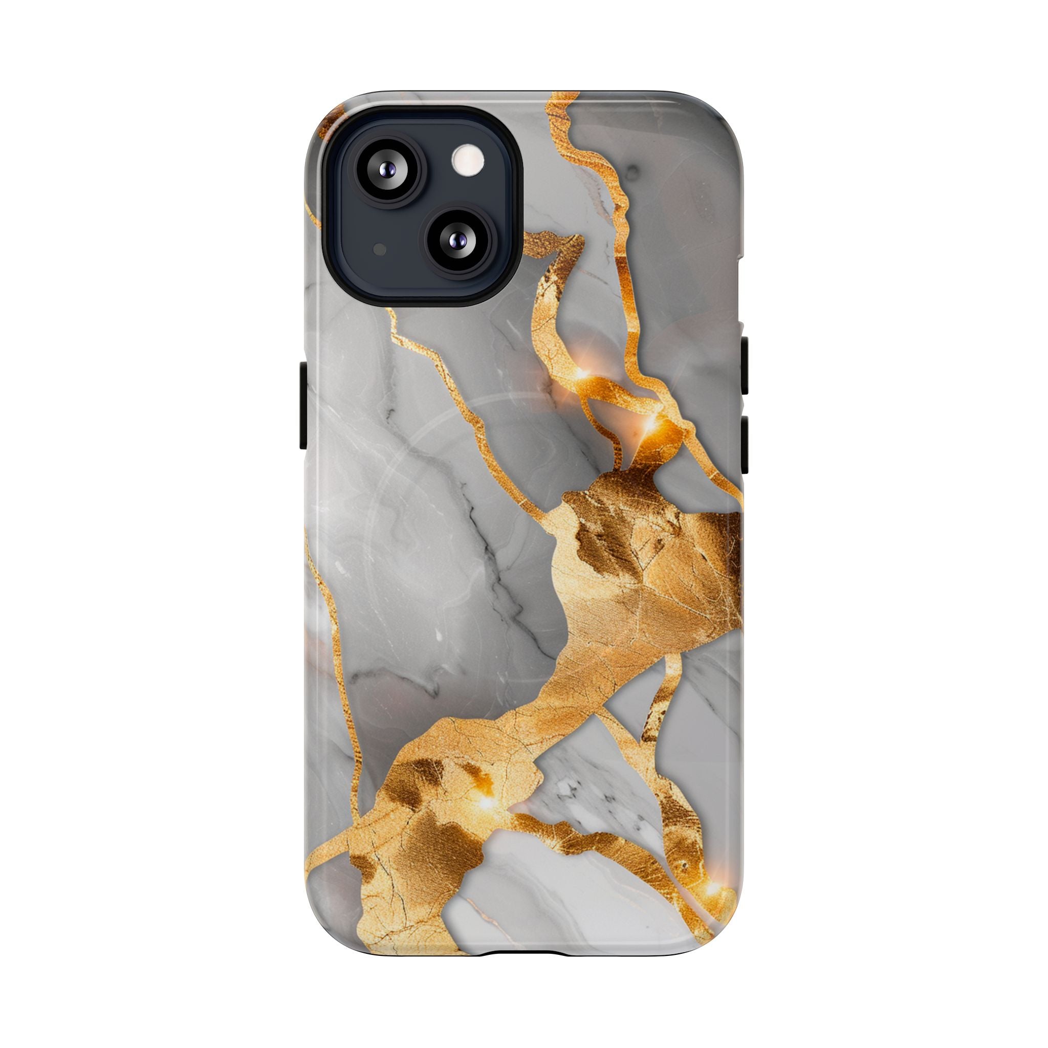 Marble Gold Vein Tough Magnetic Phone Case