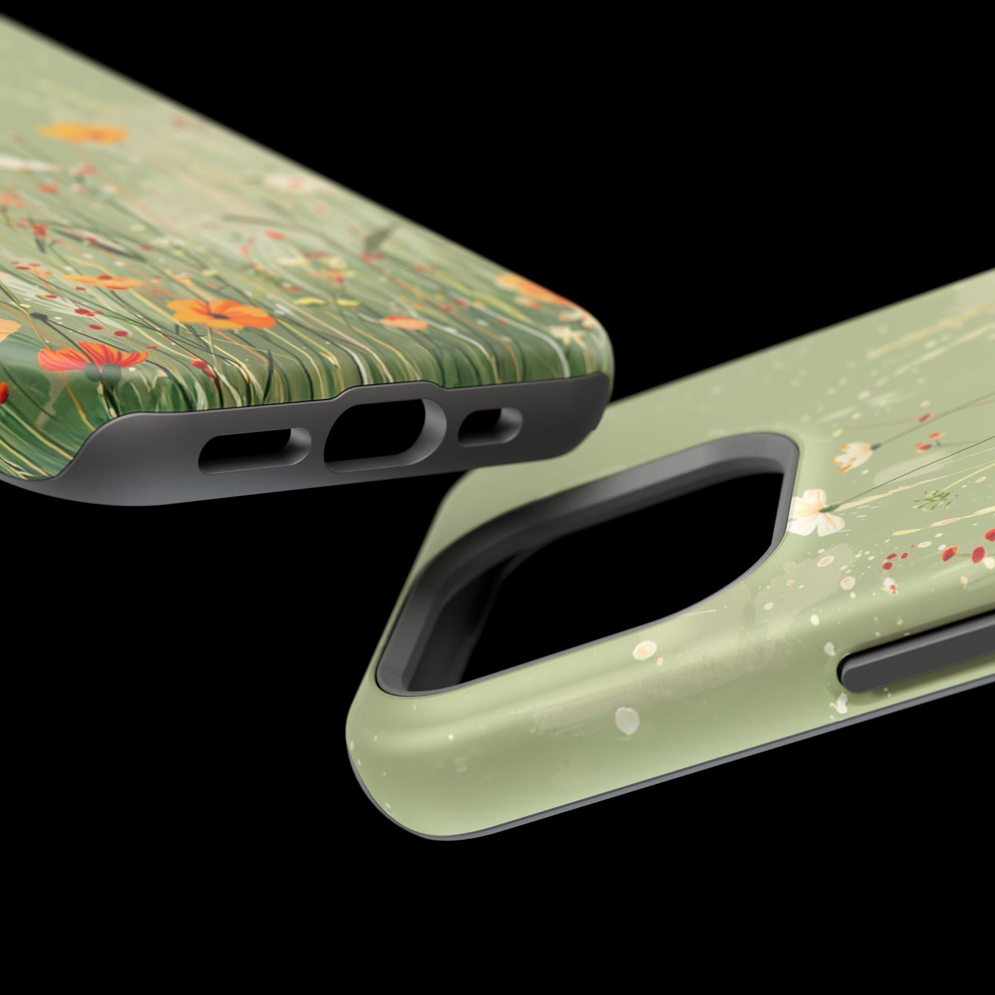 Floral Meadow Magnetic Impact-Resistant Phone Case