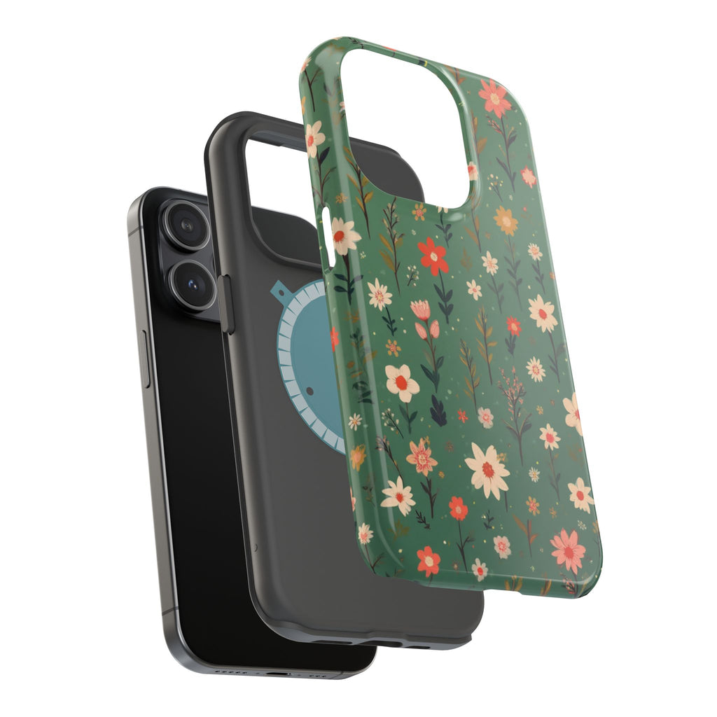 Floral Meadow Magnetic Impact-Resistant Phone Case