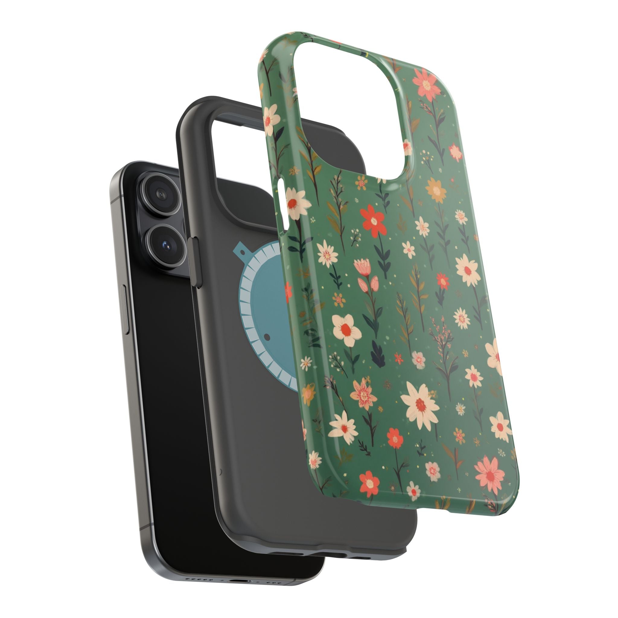 Floral Meadow Magnetic Impact-Resistant Phone Case
