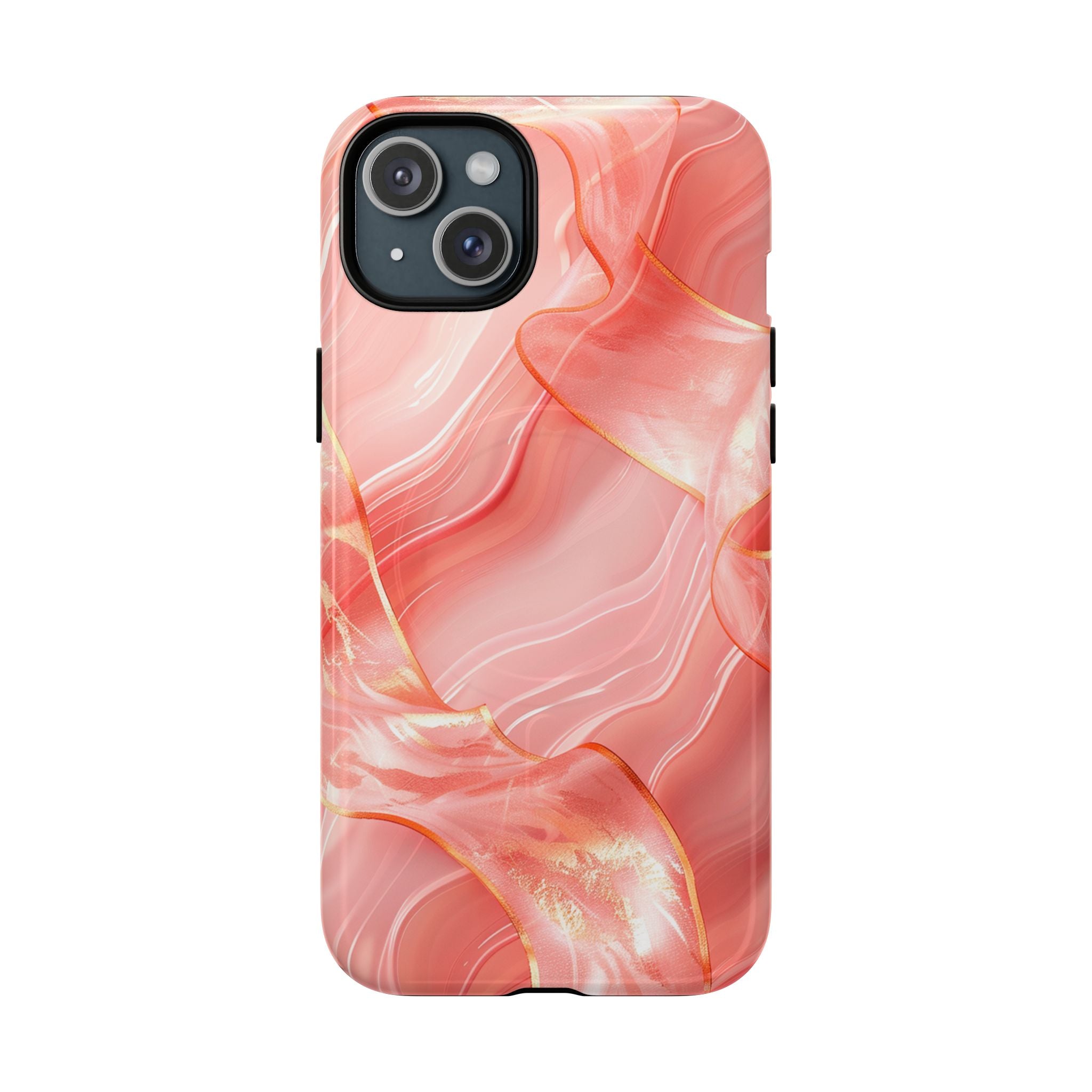 Pink Marble Magnetic Phone Case — Tough Protective iPhone Cover