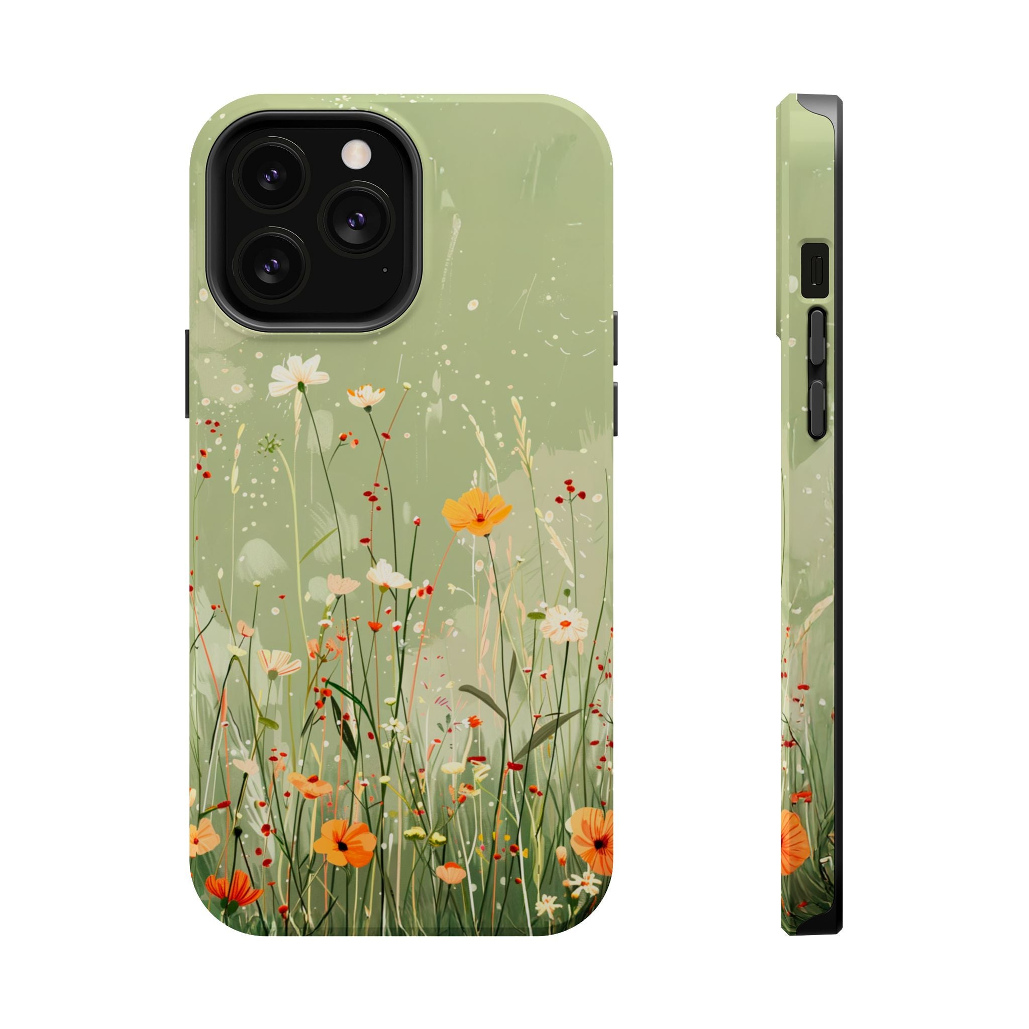 Floral Meadow Magnetic Impact-Resistant Phone Case