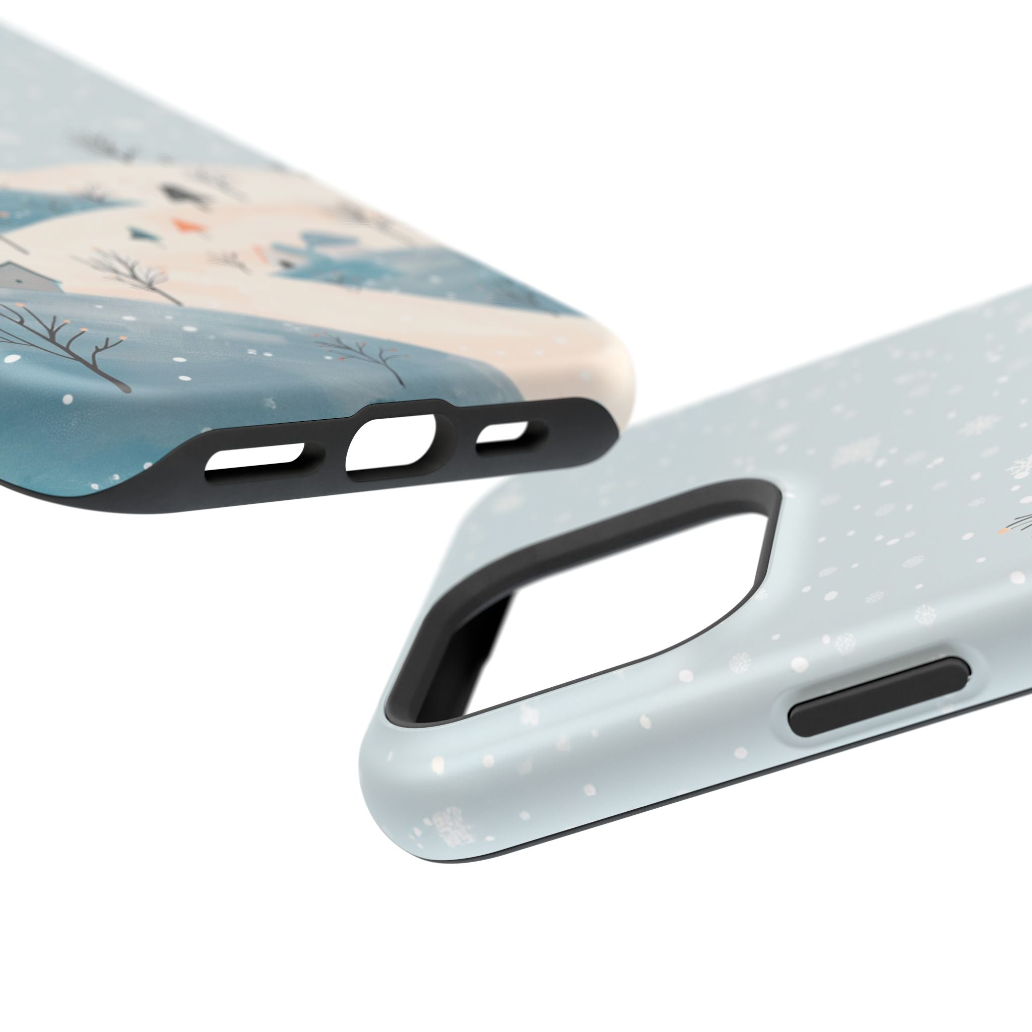 Winter Snowy Hills Magnetic Impact Phone Case — Cute Scenic Landscape iPhone Cover