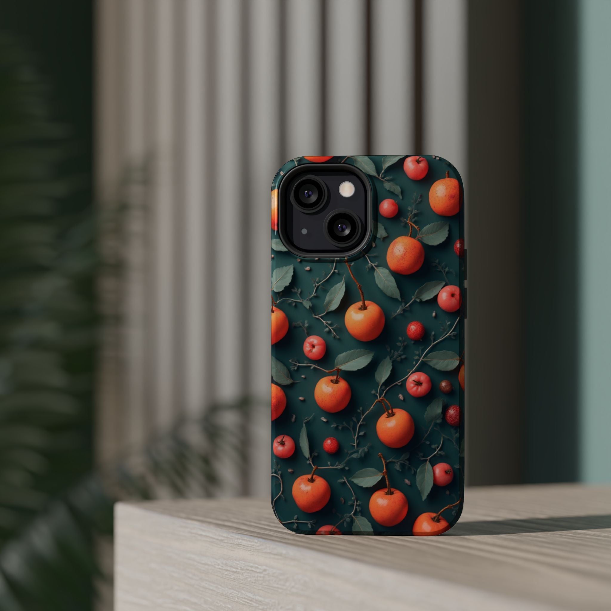 Phone Case – Orange Orchard Magnetic Impact‑Resistant Design