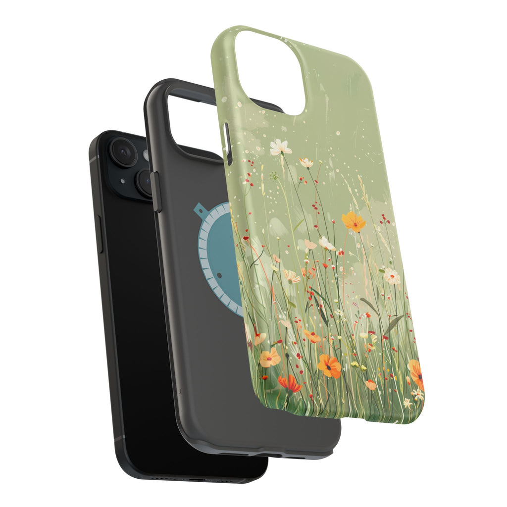 Floral Meadow Magnetic Impact-Resistant Phone Case