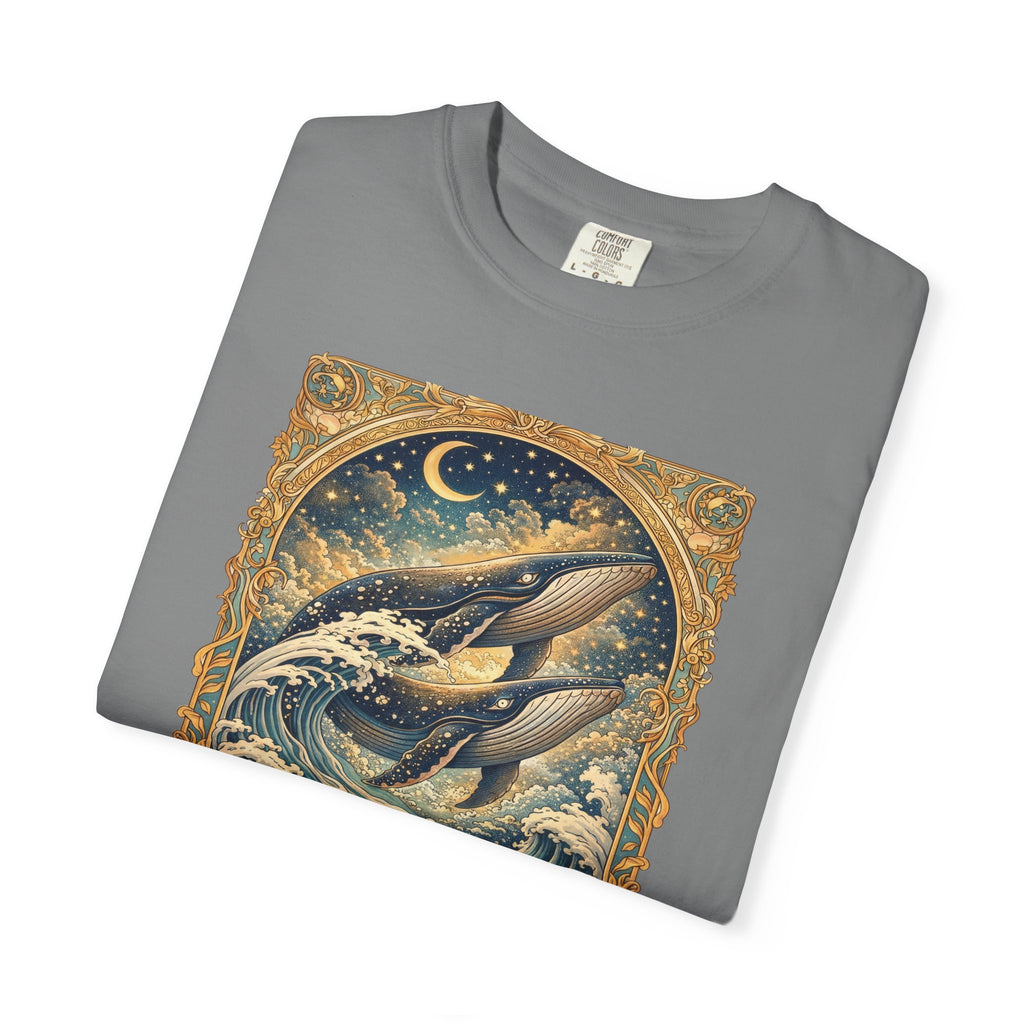 Whales T‑Shirt – Nautical Ocean Art Tee