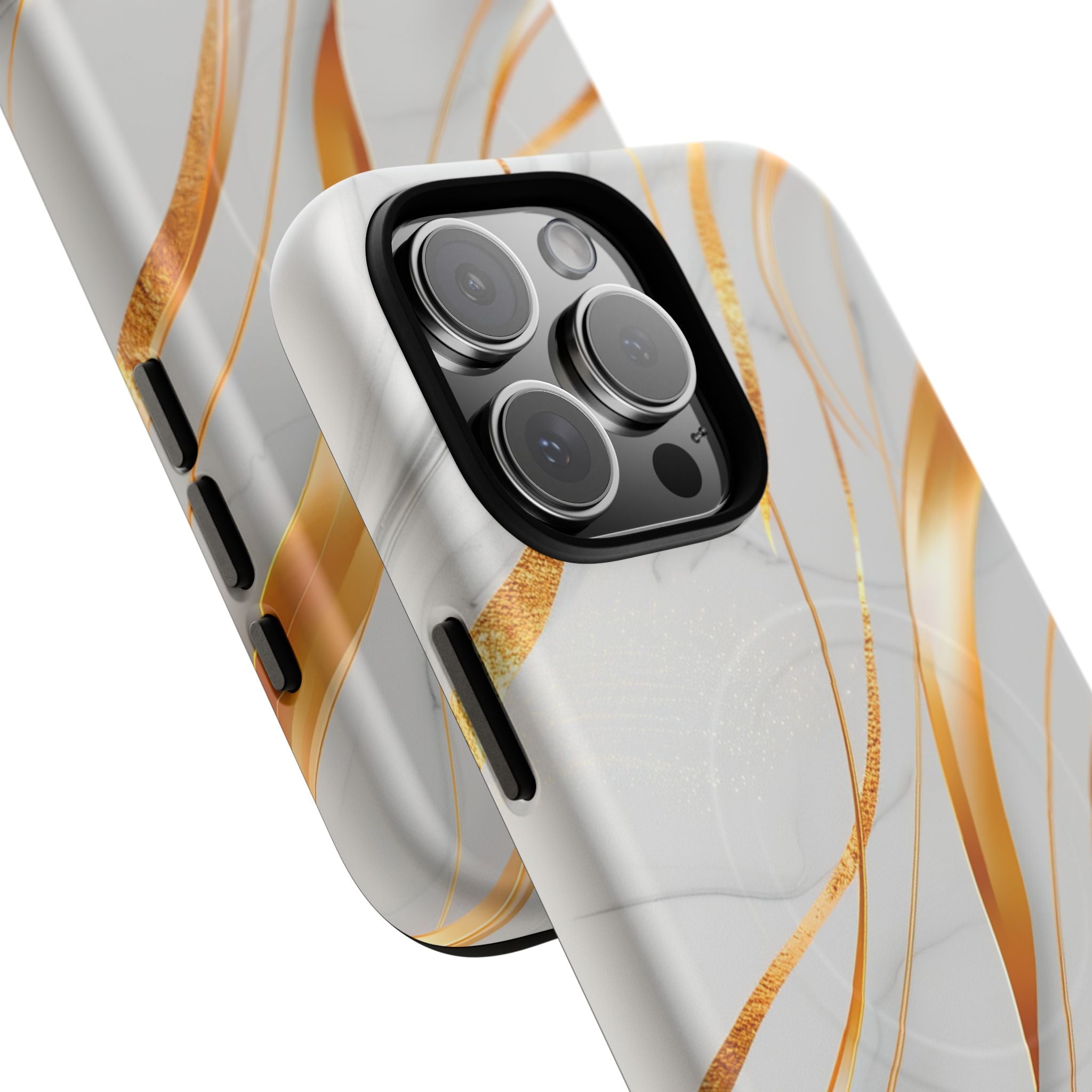 Marble Gold Wave Tough Magnetic Phone Case