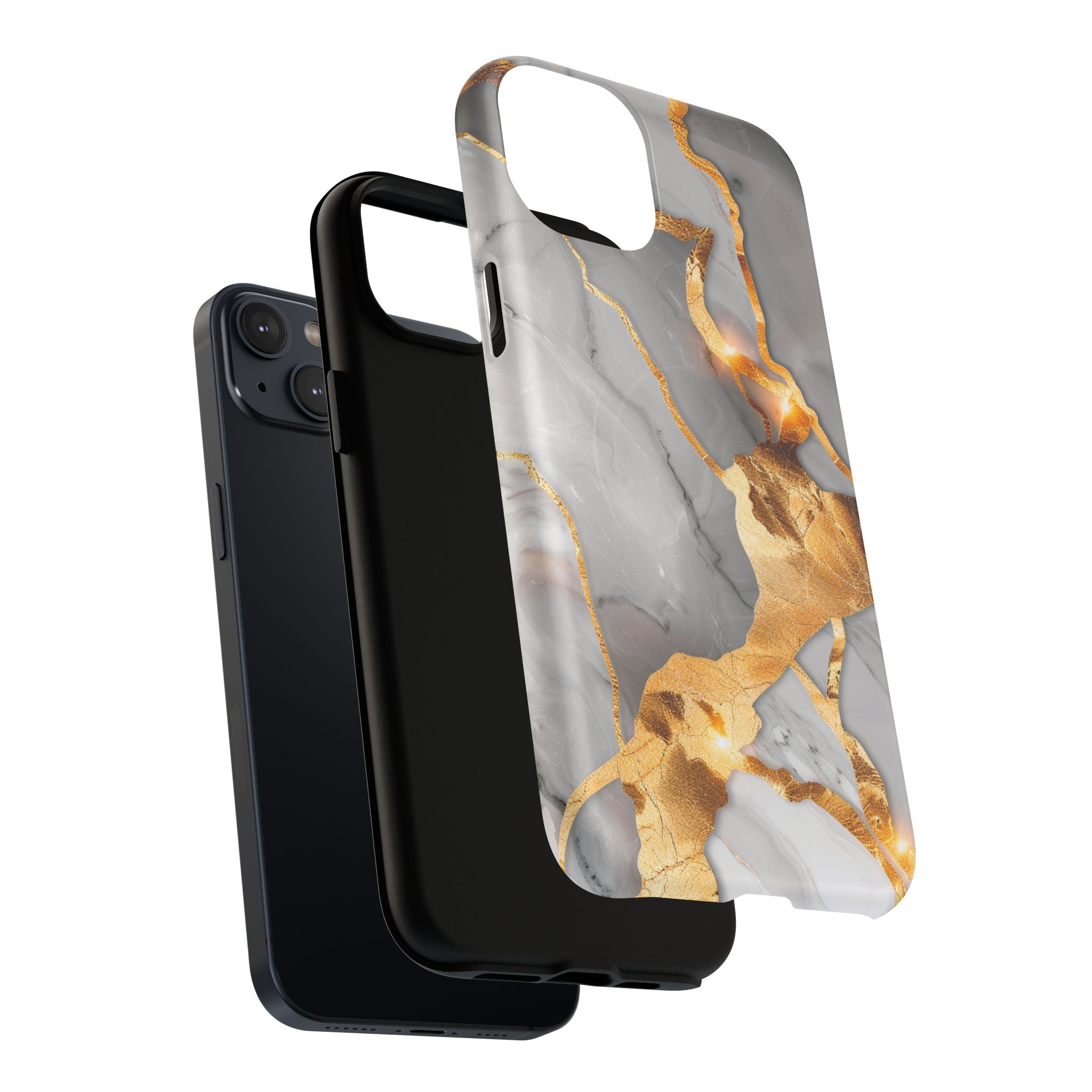 Marble Gold Vein Tough Magnetic Phone Case