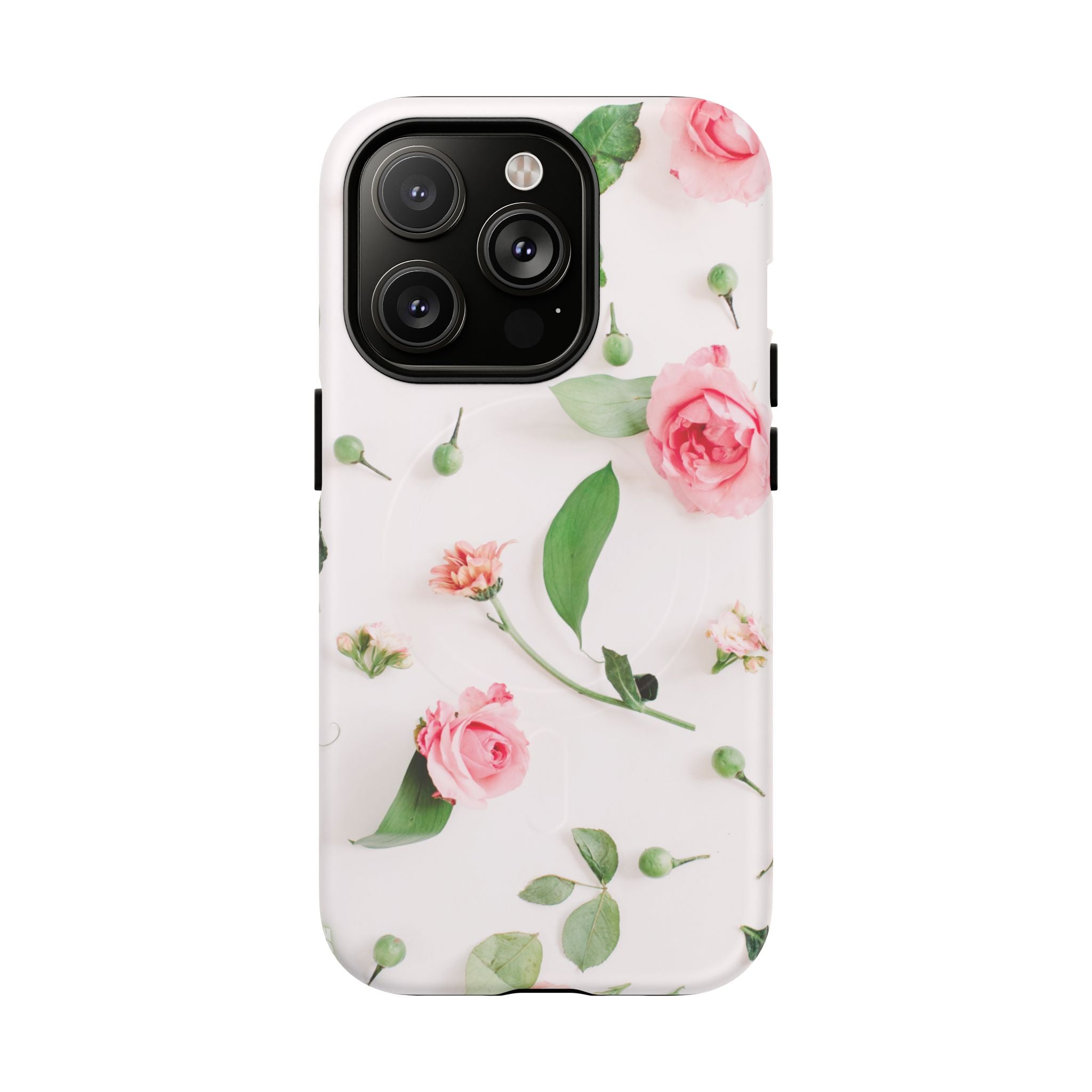 Floral Rose Tough Magnetic Phone Case