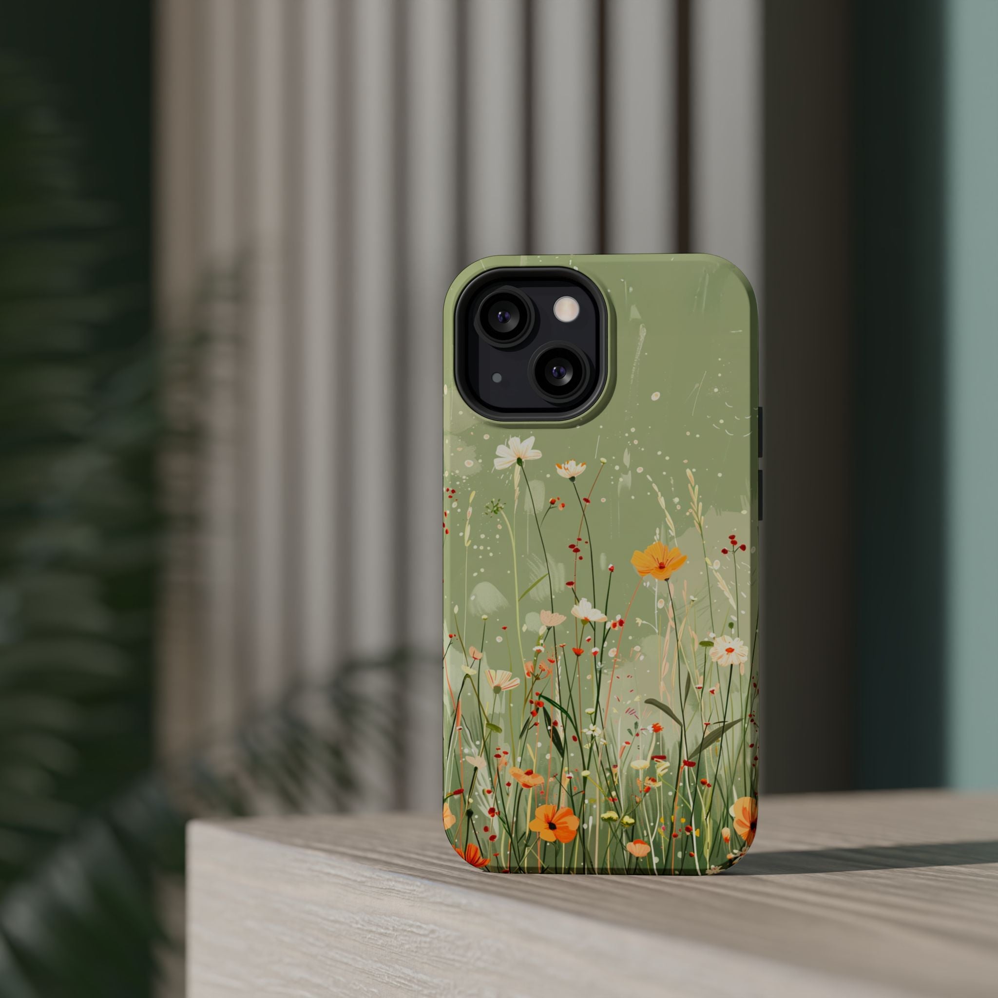 Floral Meadow Magnetic Impact-Resistant Phone Case
