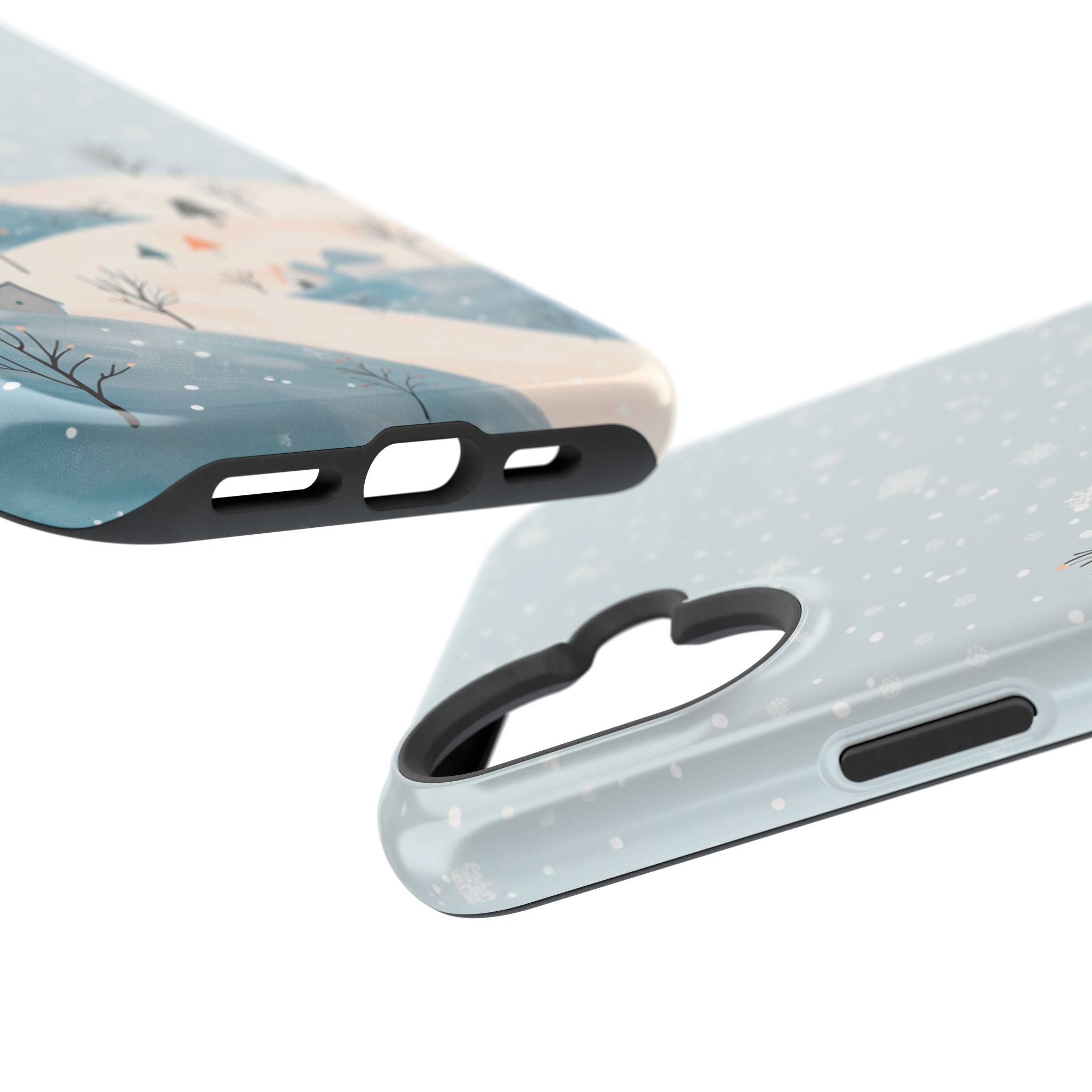 Winter Snowy Hills Magnetic Impact Phone Case — Cute Scenic Landscape iPhone Cover