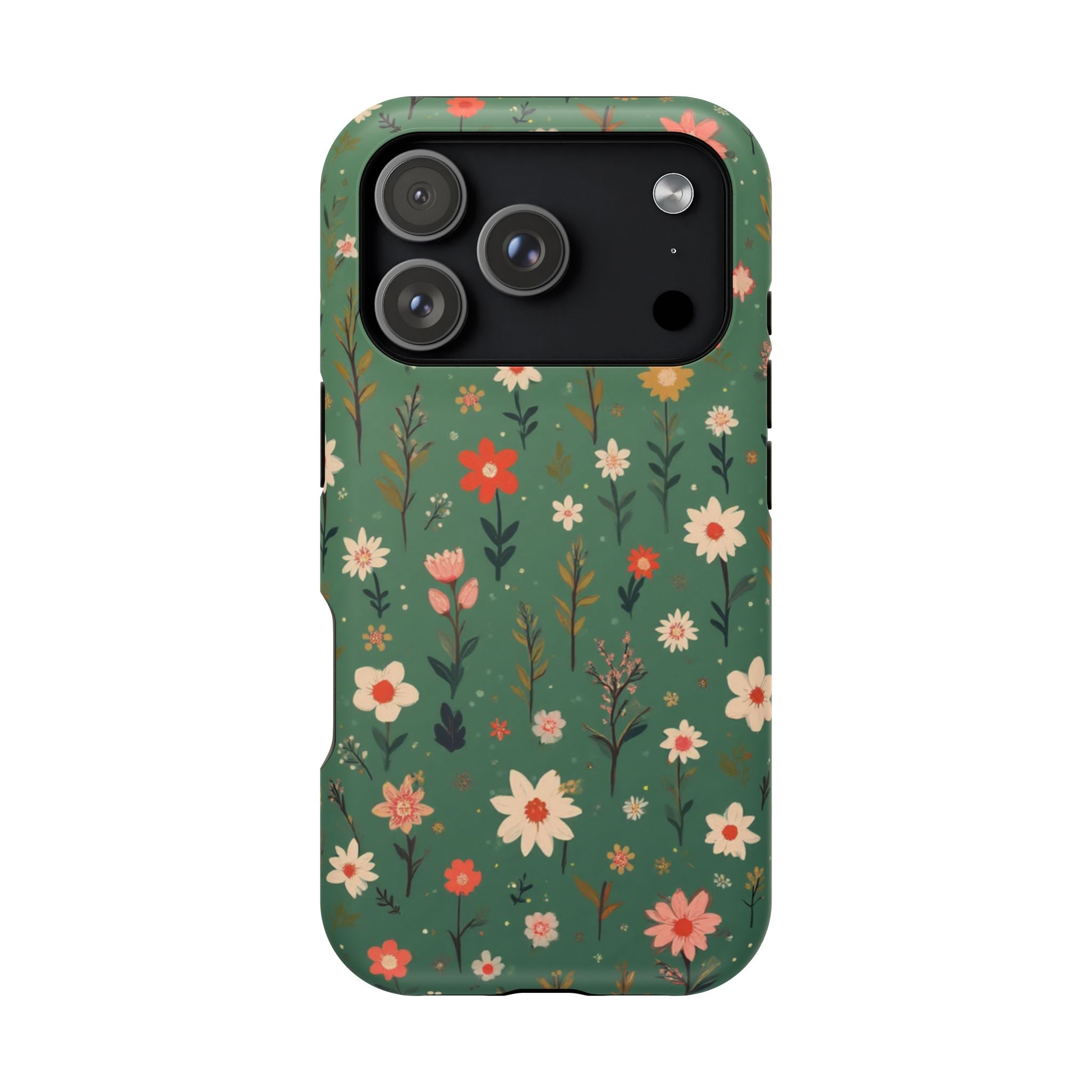 Floral Meadow Magnetic Impact-Resistant Phone Case