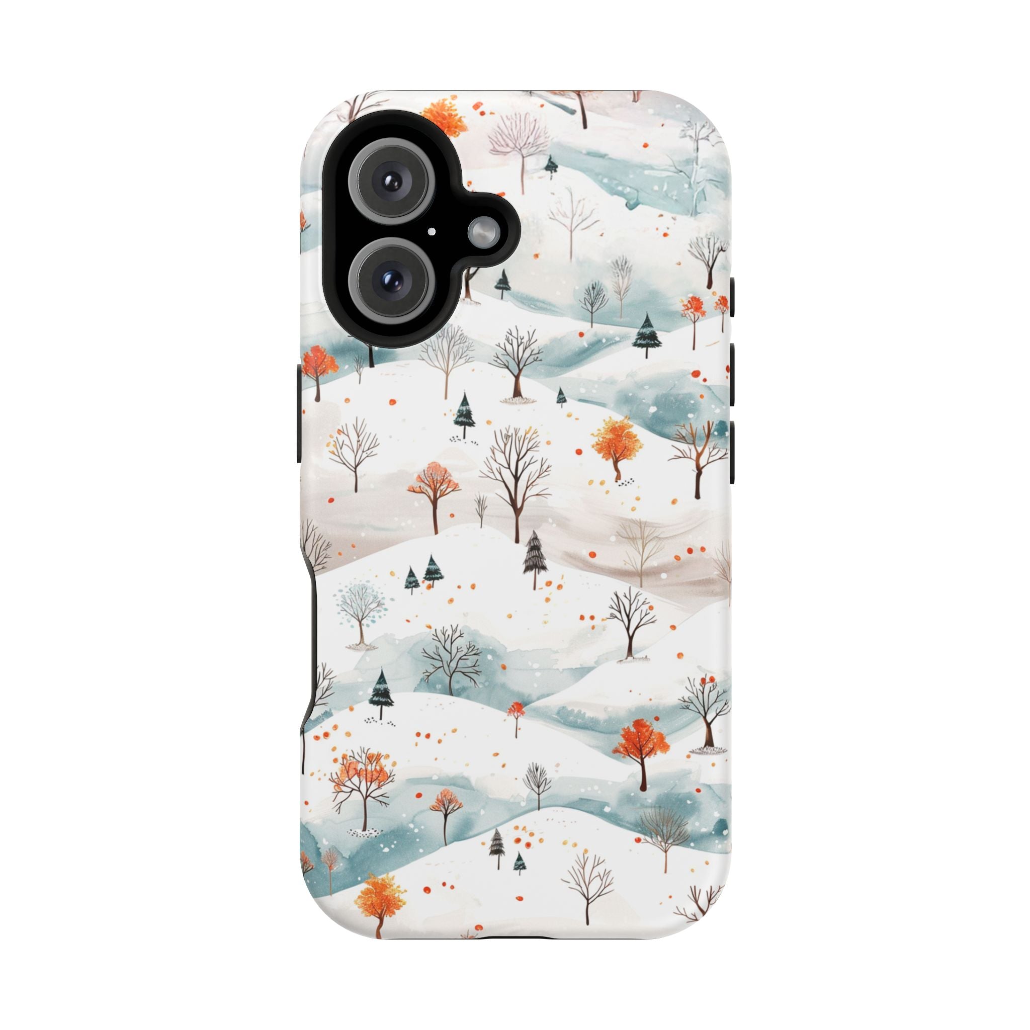 Winter Woodland Magnetic Phone Case — Impact-Resistant MagSafe-Compatible