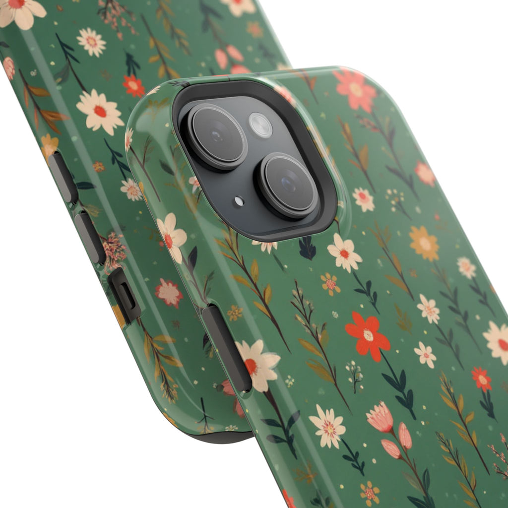 Floral Meadow Magnetic Impact-Resistant Phone Case
