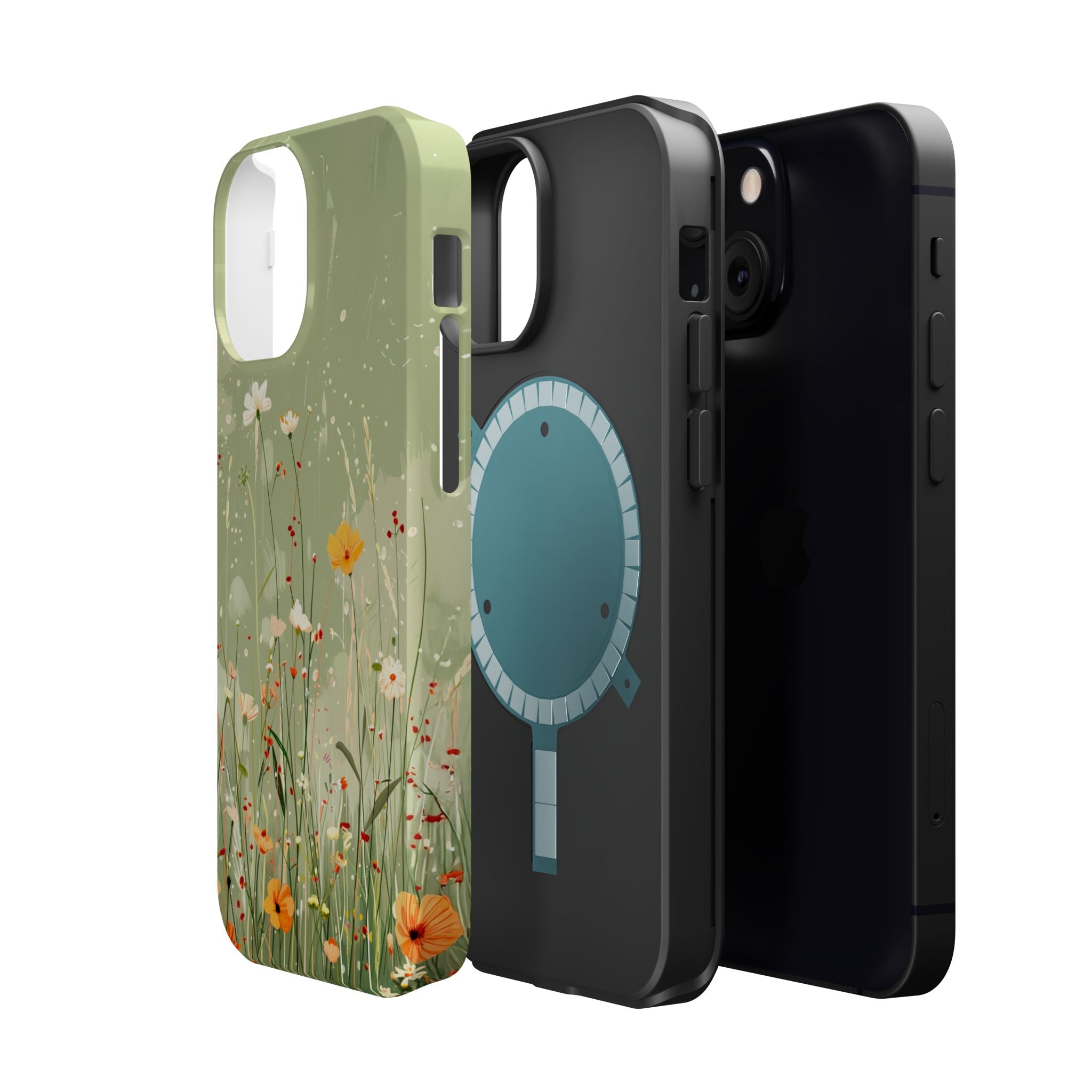 Floral Meadow Magnetic Impact-Resistant Phone Case