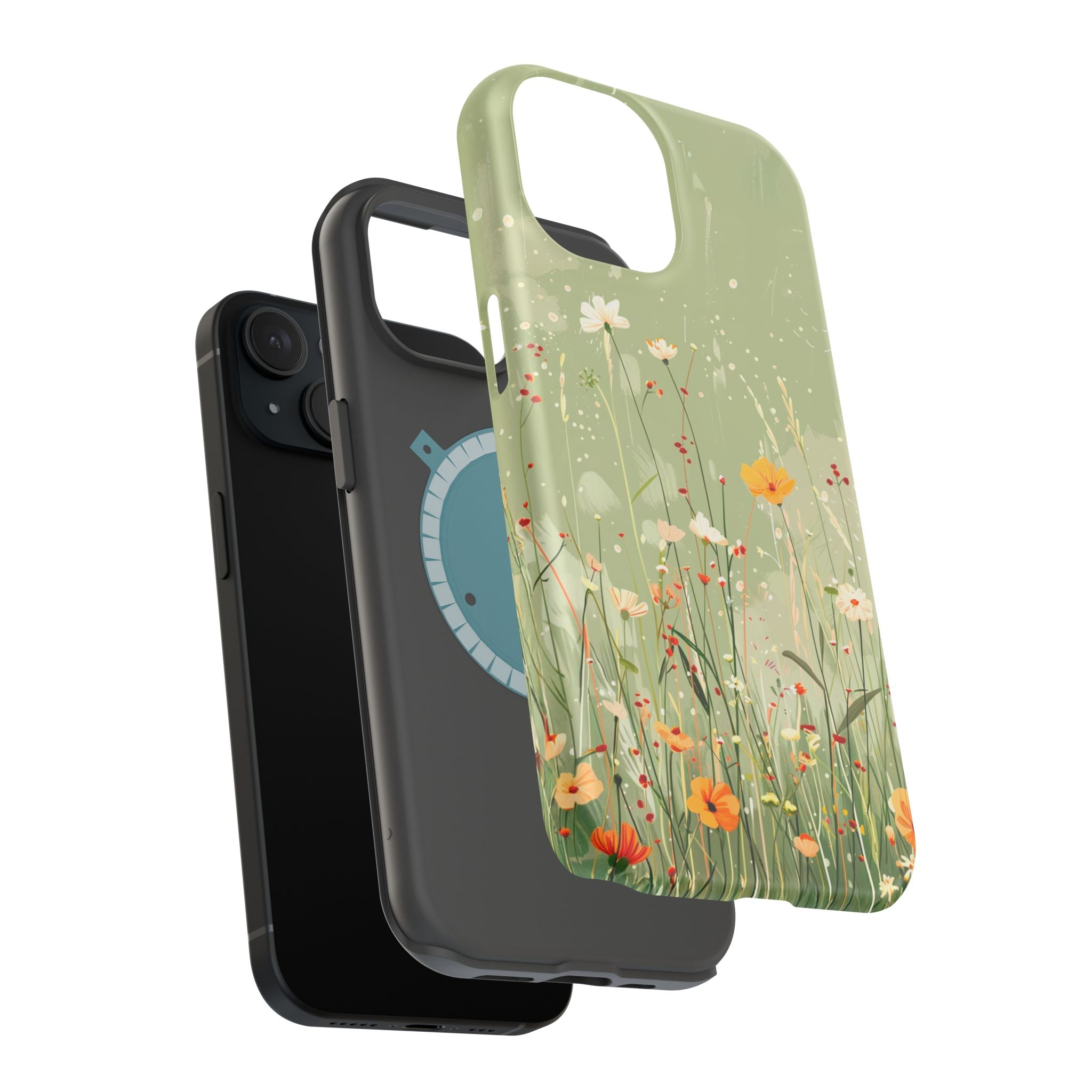 Floral Meadow Magnetic Impact-Resistant Phone Case