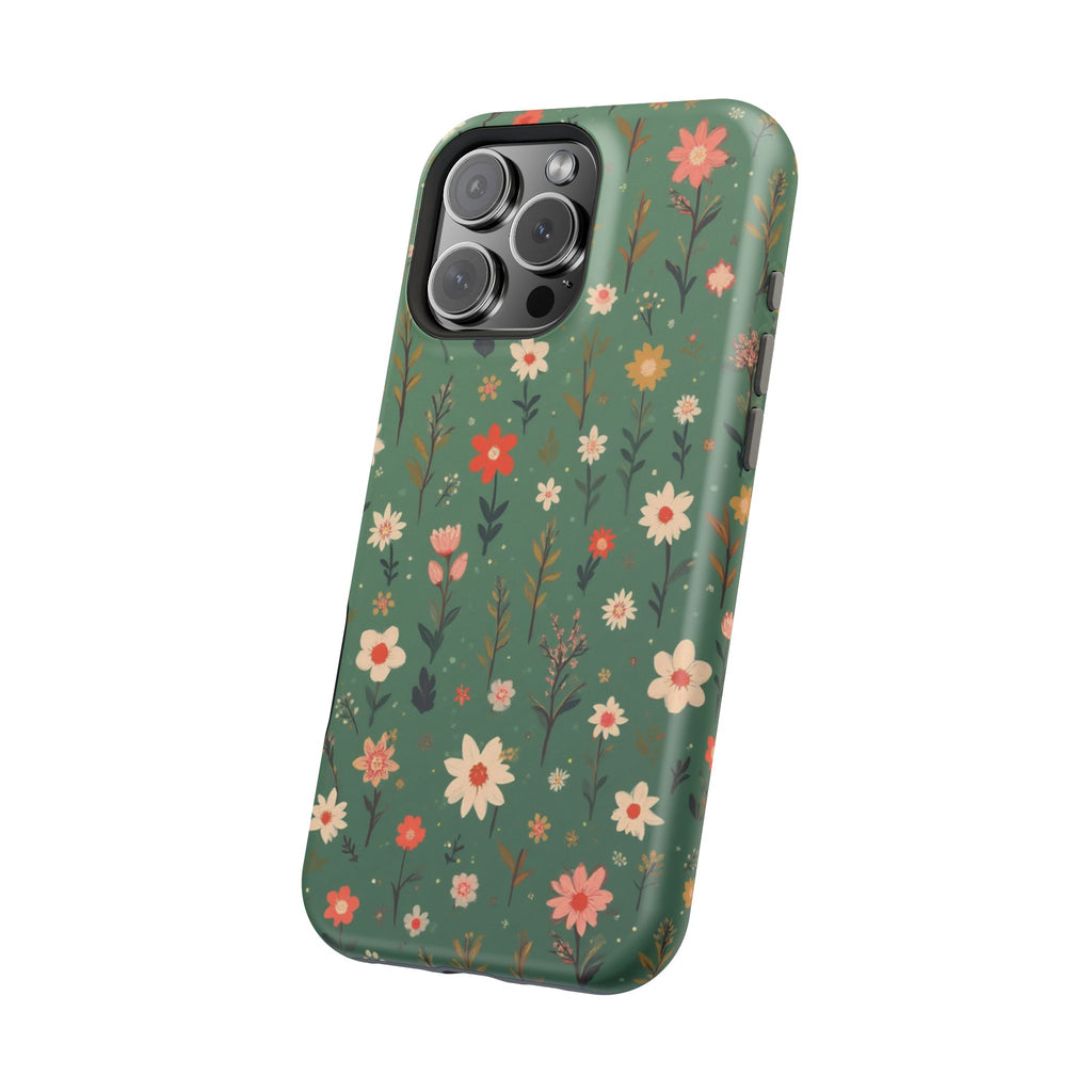 Floral Meadow Magnetic Impact-Resistant Phone Case