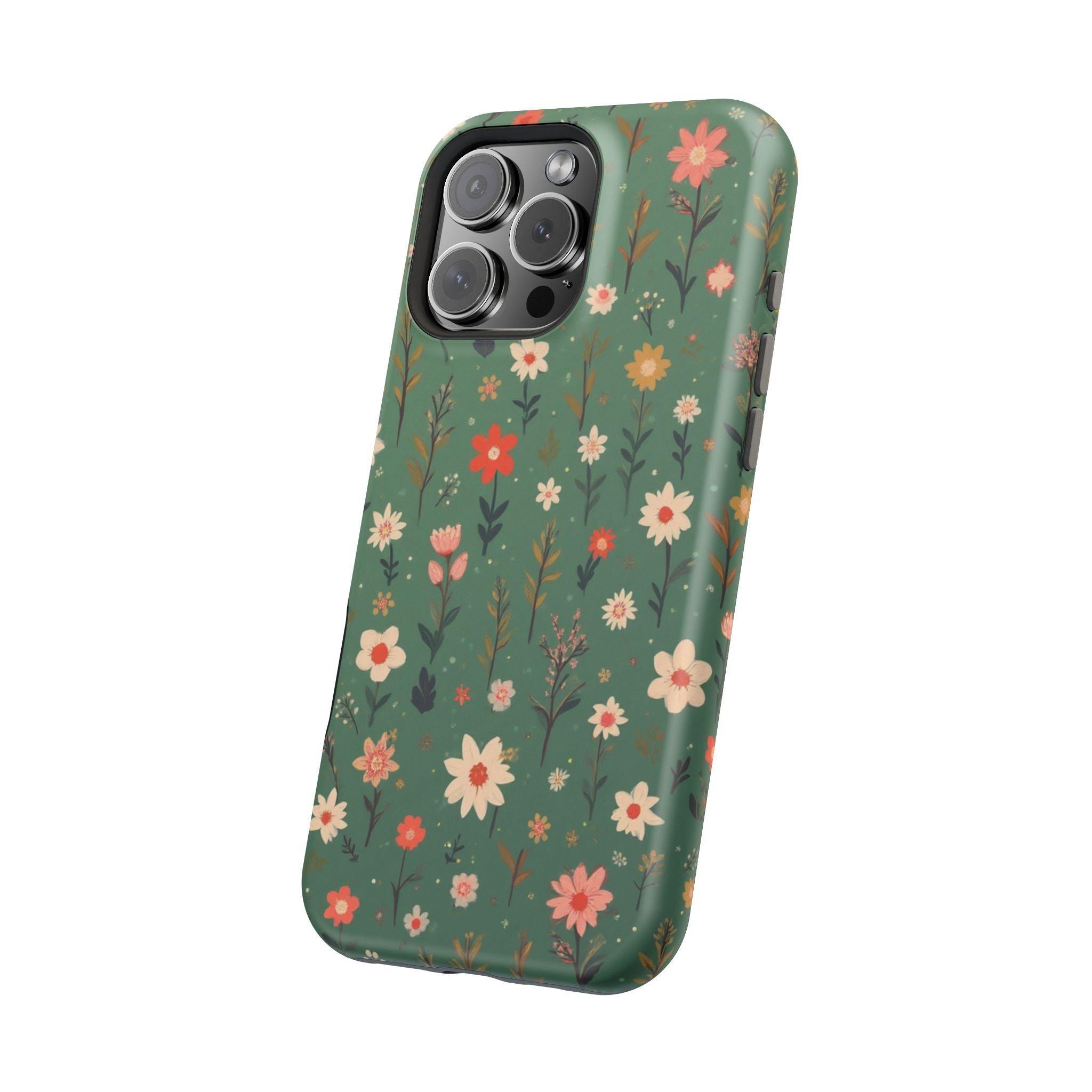 Floral Meadow Magnetic Impact-Resistant Phone Case