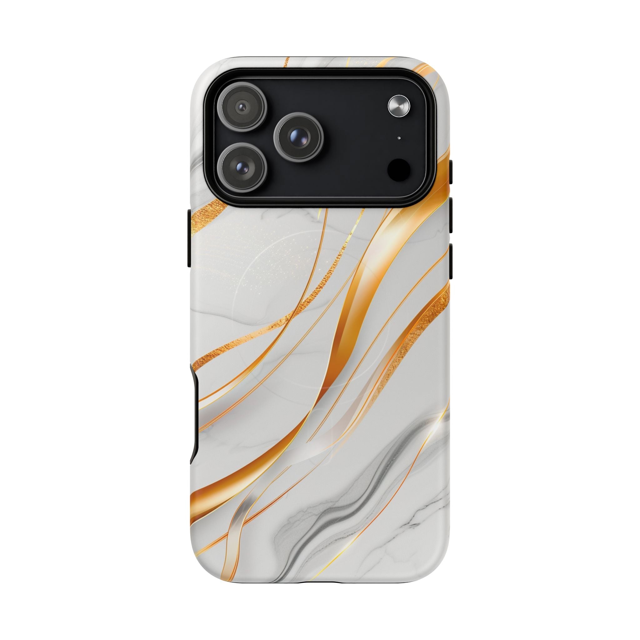 Marble Gold Wave Tough Magnetic Phone Case