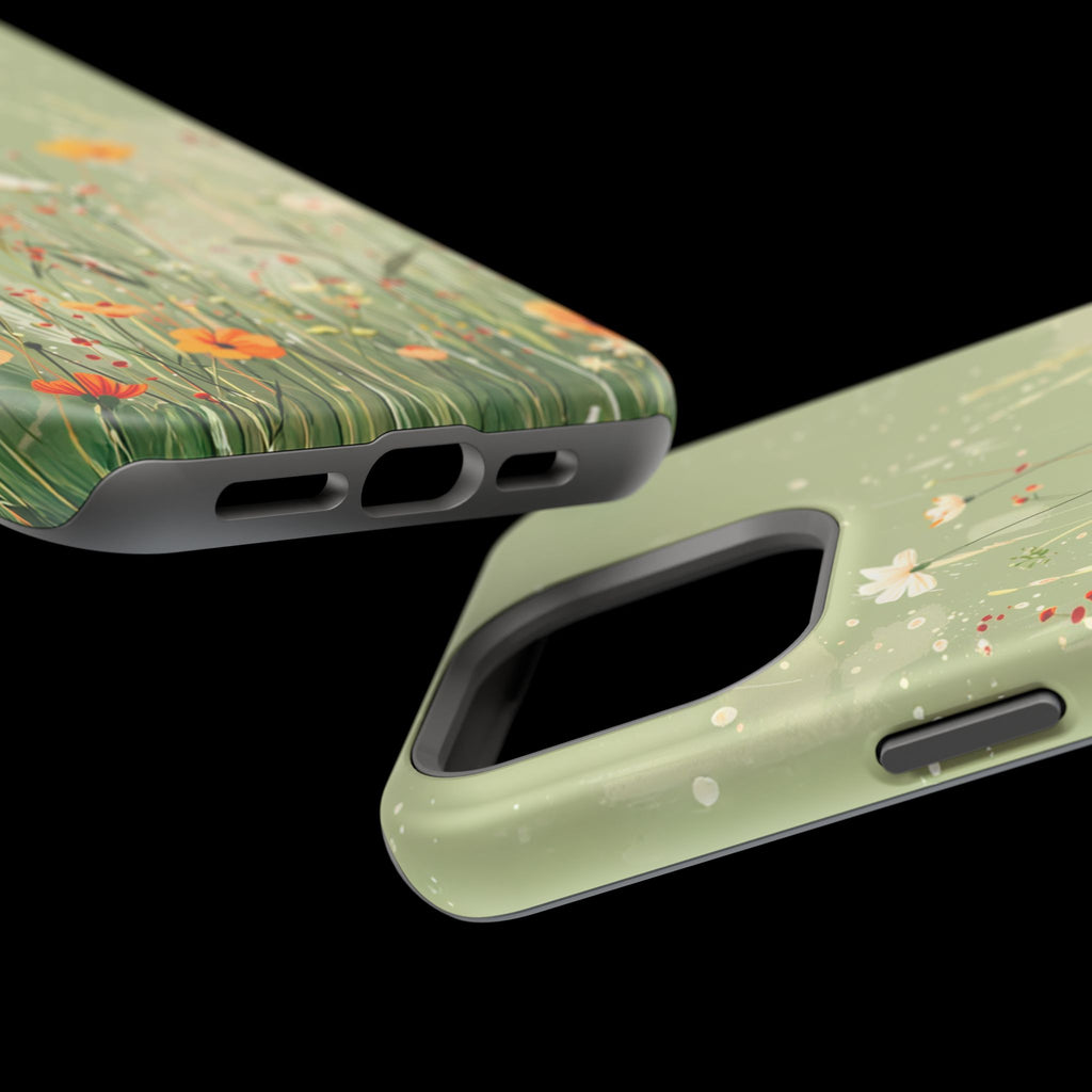 Floral Meadow Magnetic Impact-Resistant Phone Case