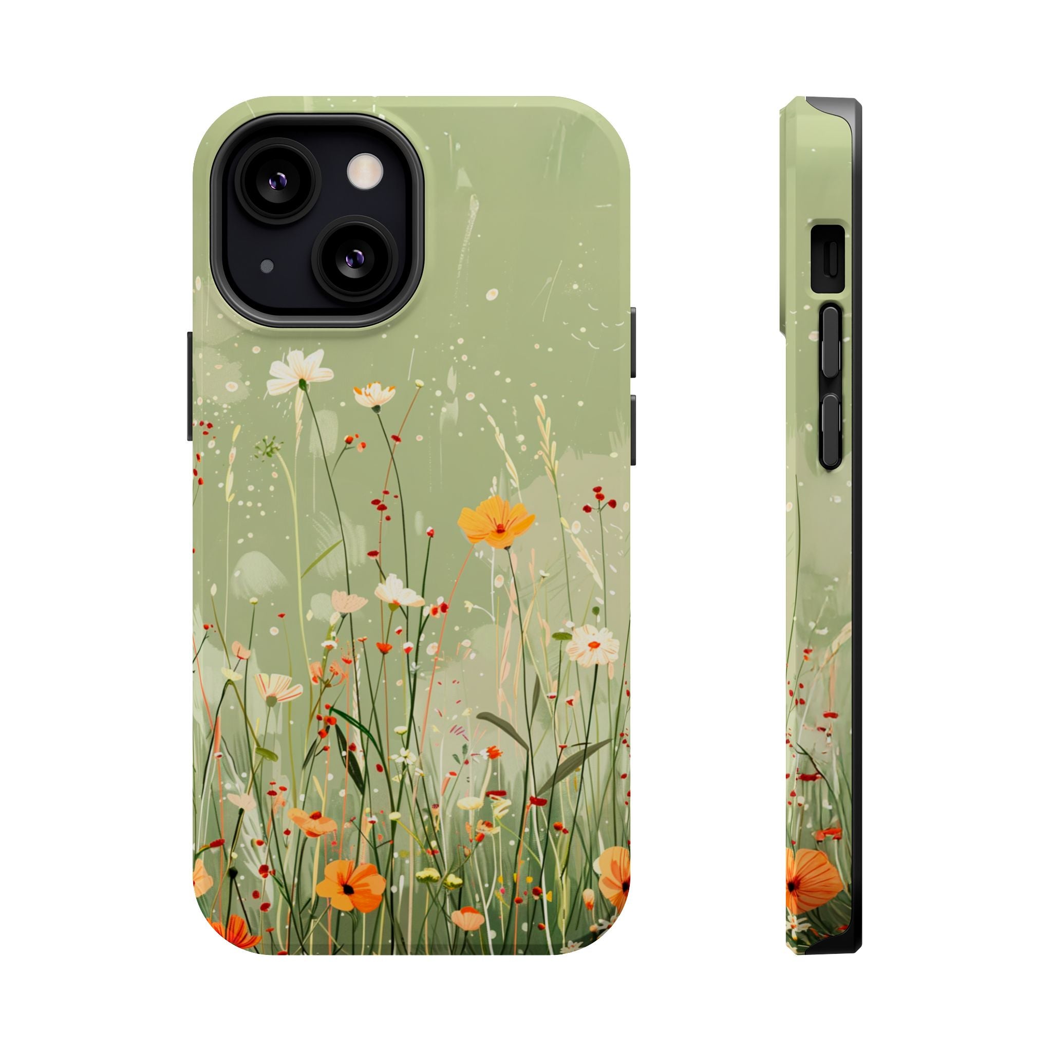 Floral Meadow Magnetic Impact-Resistant Phone Case