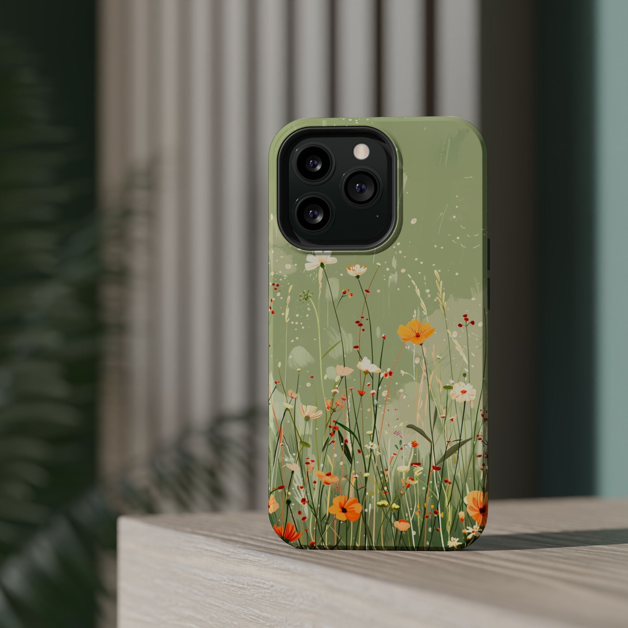 Floral Meadow Magnetic Impact-Resistant Phone Case