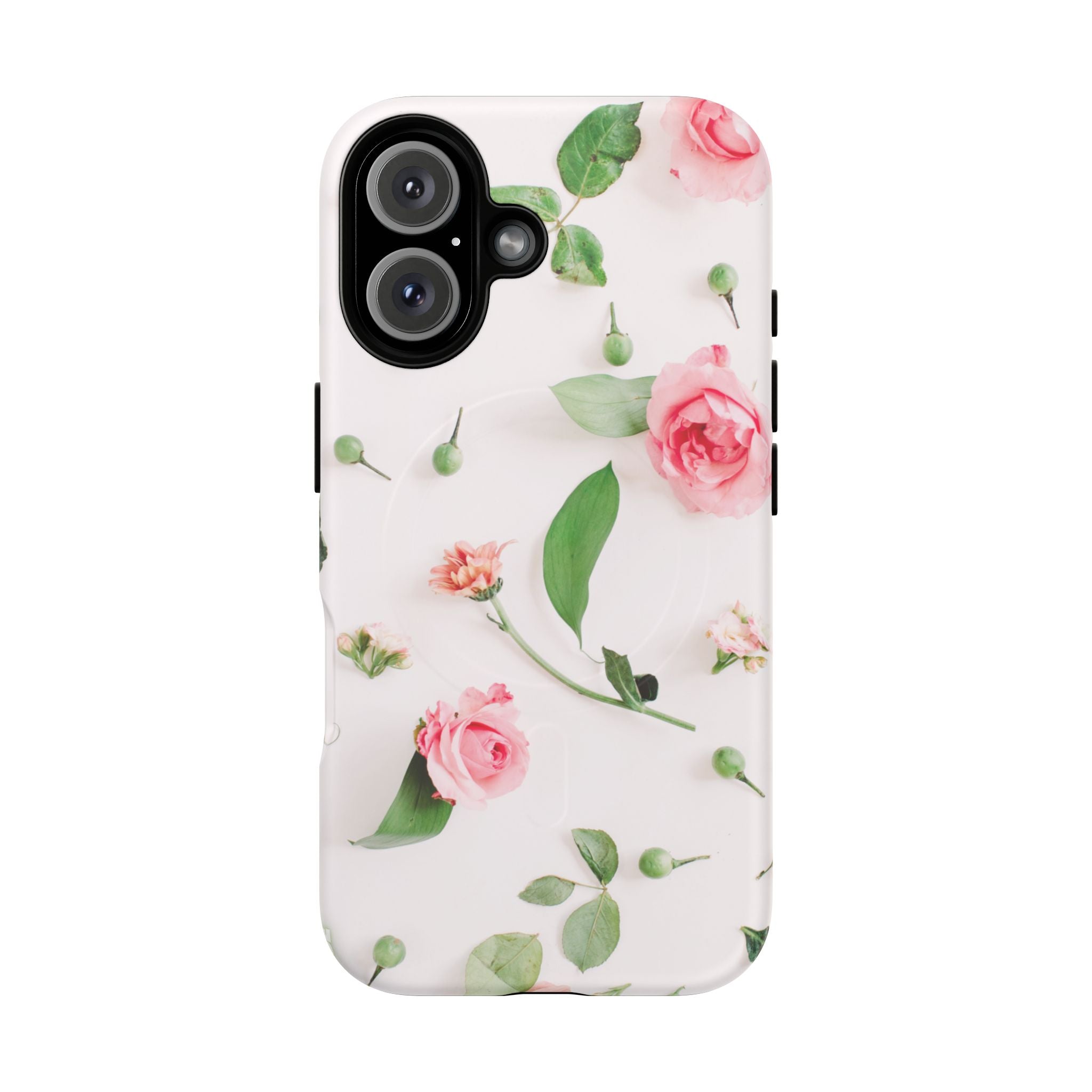 Floral Rose Tough Magnetic Phone Case