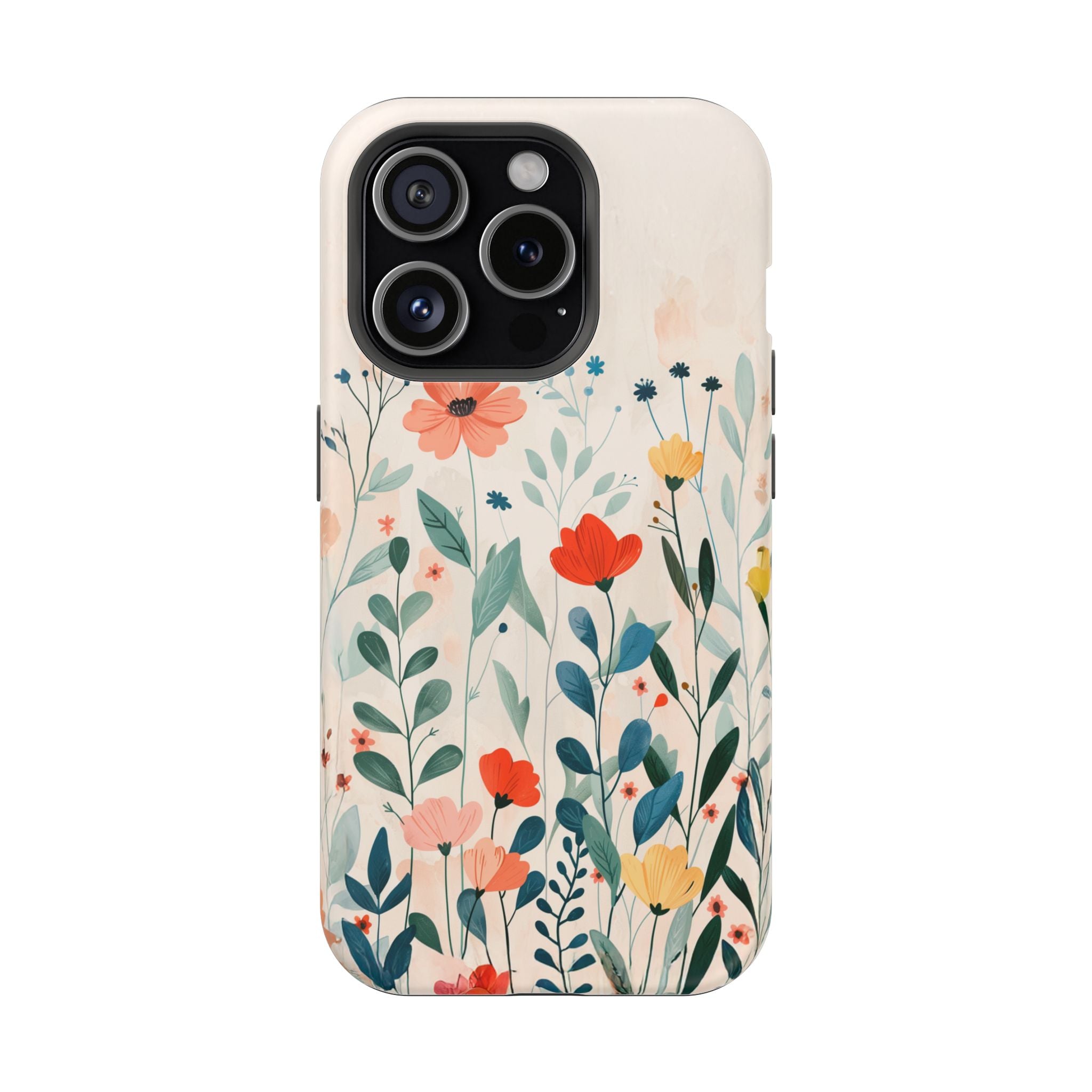 Floral Garden Magnetic Impact-Resistant Phone Case