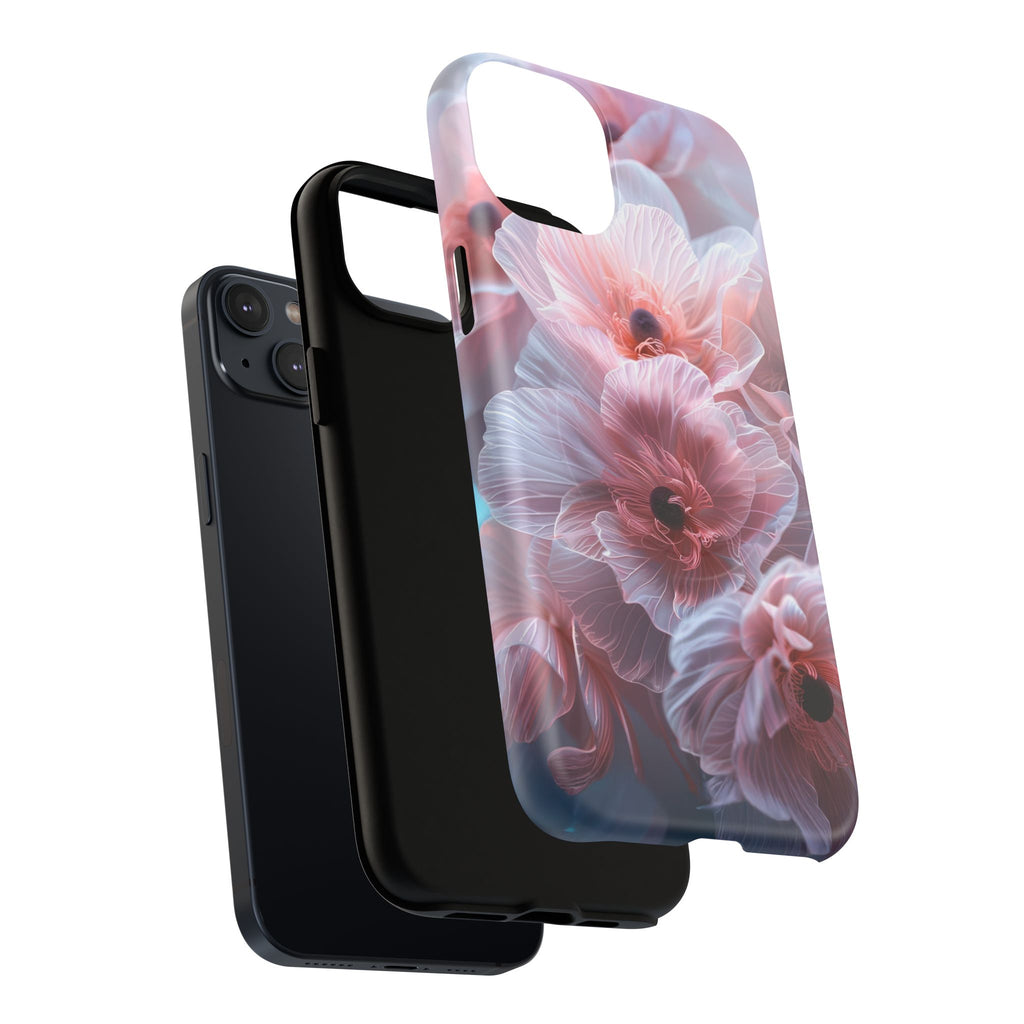 Floral Dream Tough Magnetic Phone Case — Pink Soft Petal Design