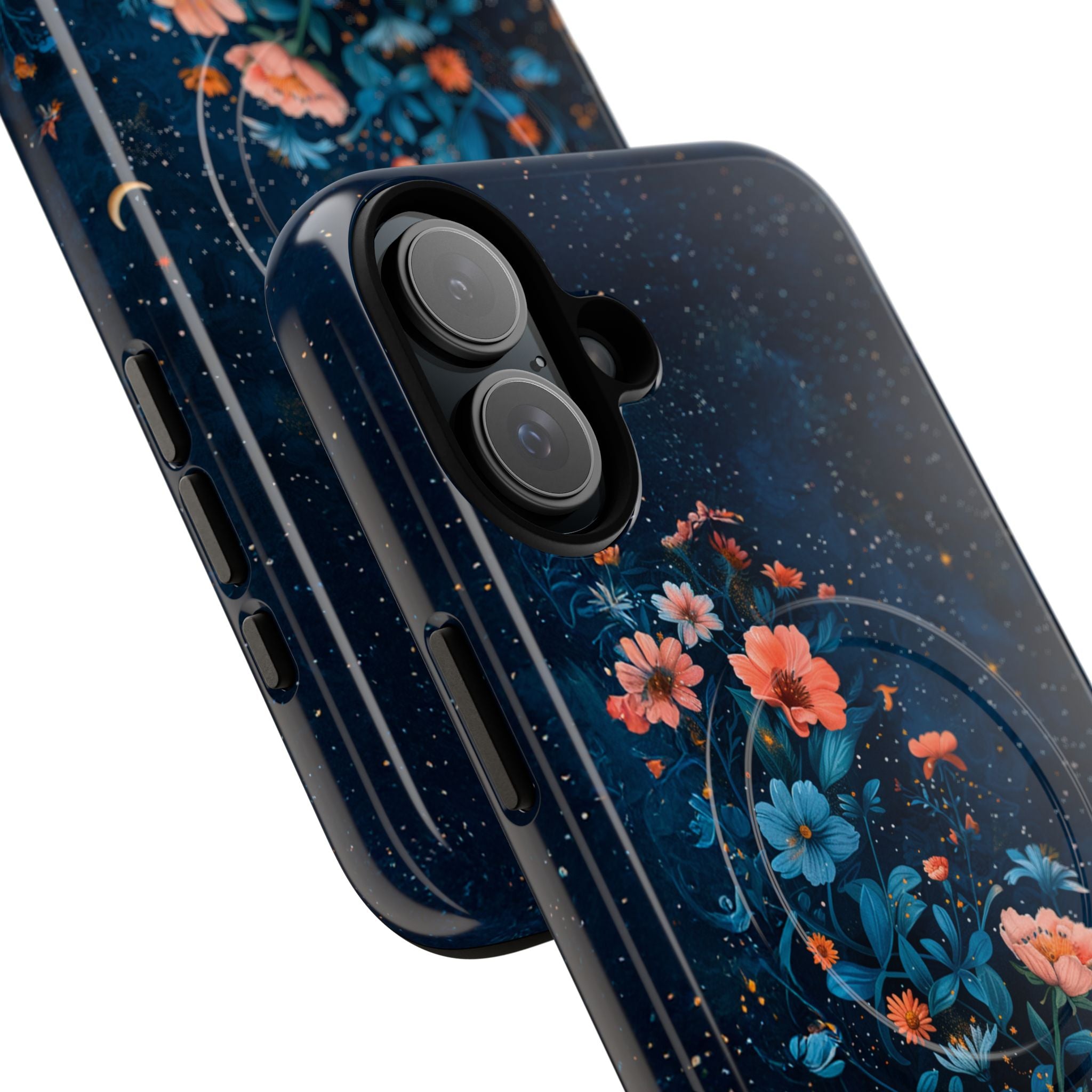 Floral Night Sky Tough Magnetic Phone Case