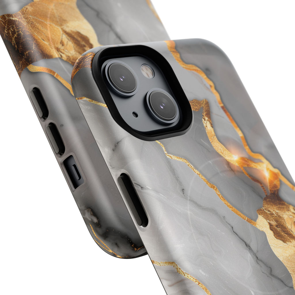 Marble Gold Vein Tough Magnetic Phone Case