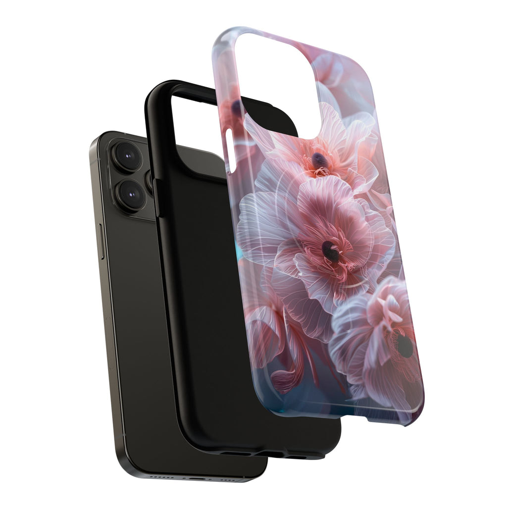 Floral Dream Tough Magnetic Phone Case — Pink Soft Petal Design