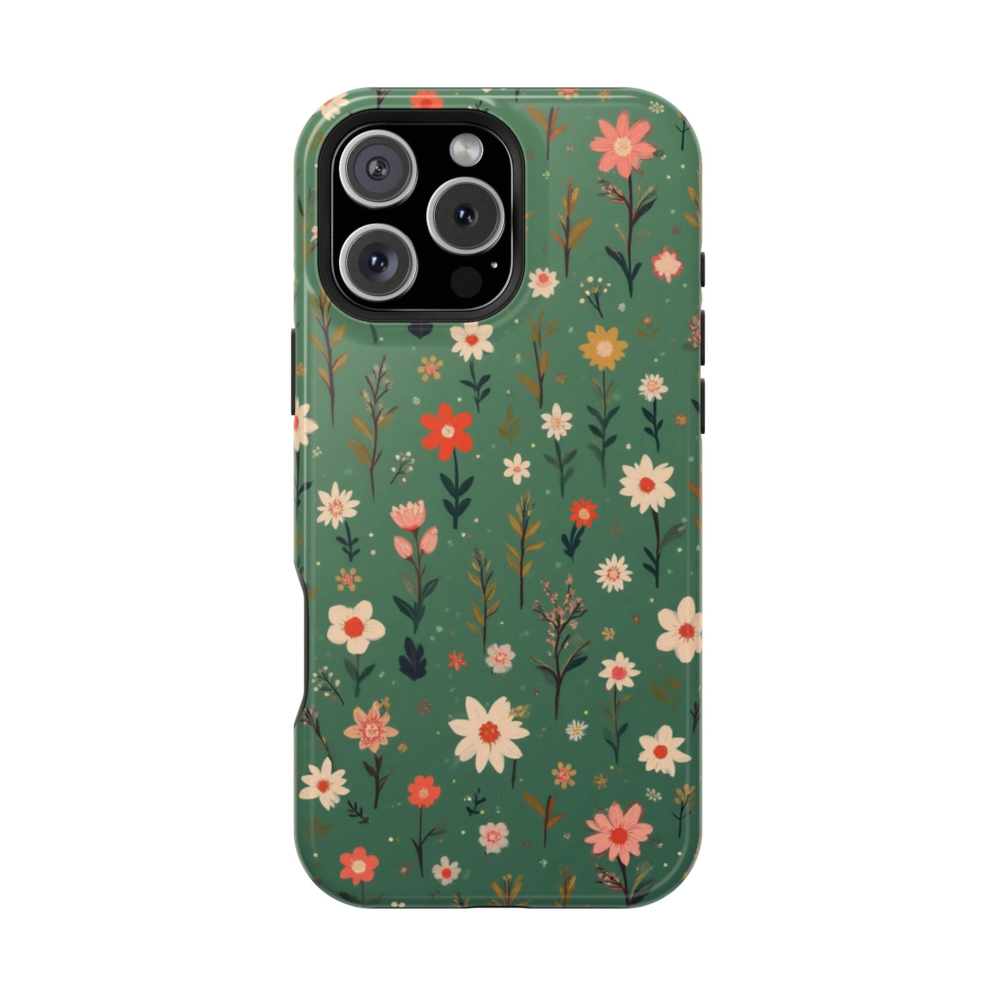 Floral Meadow Magnetic Impact-Resistant Phone Case