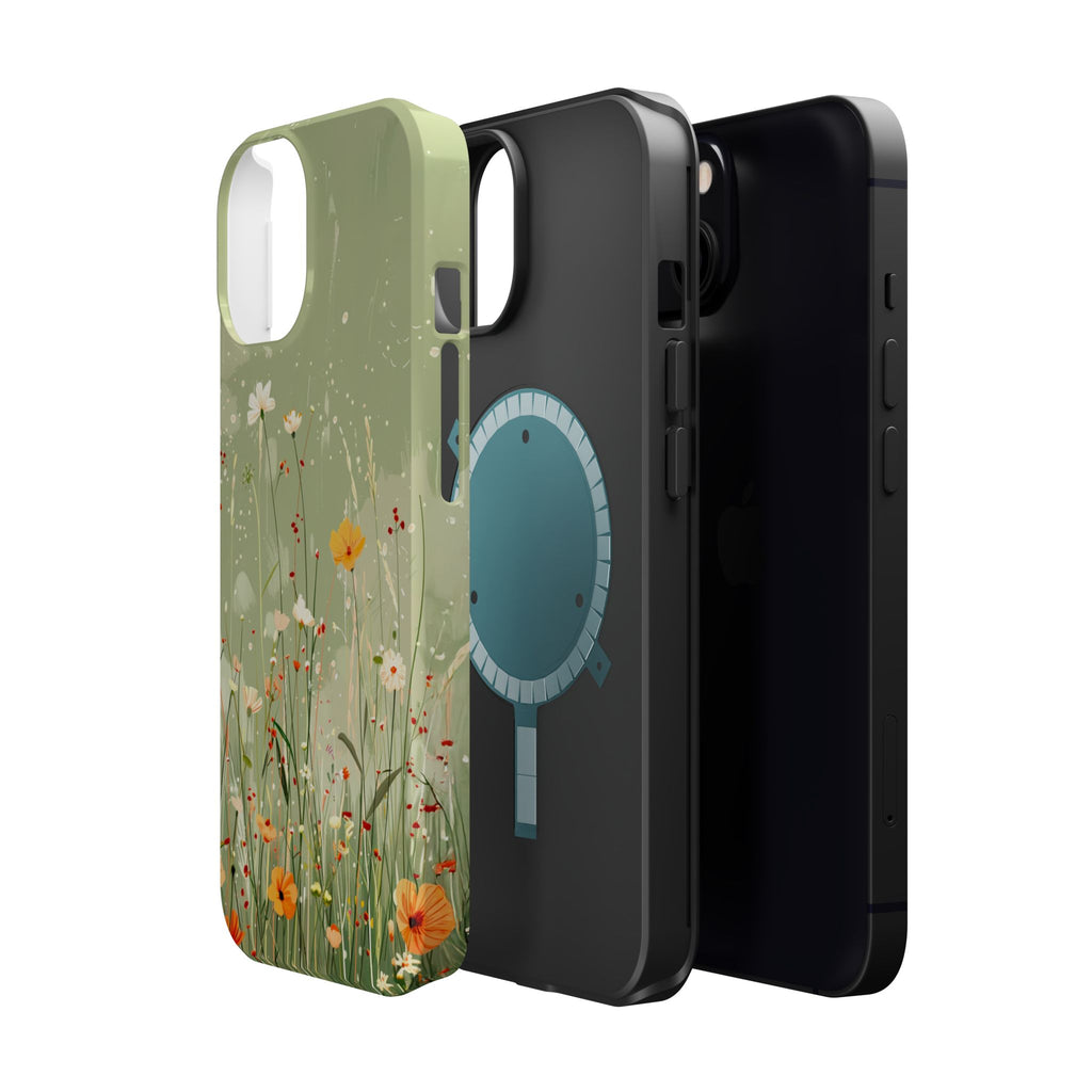 Floral Meadow Magnetic Impact-Resistant Phone Case