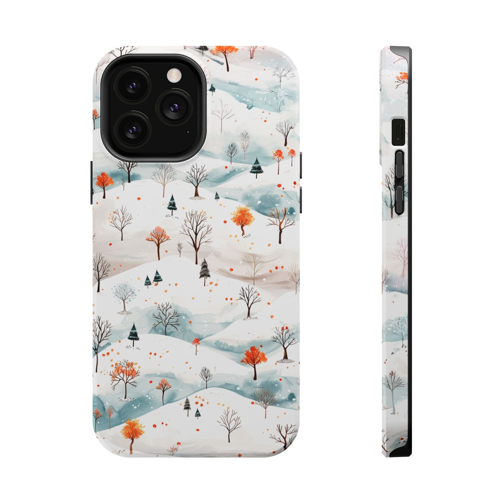 Winter Woodland Magnetic Phone Case — Impact-Resistant MagSafe-Compatible