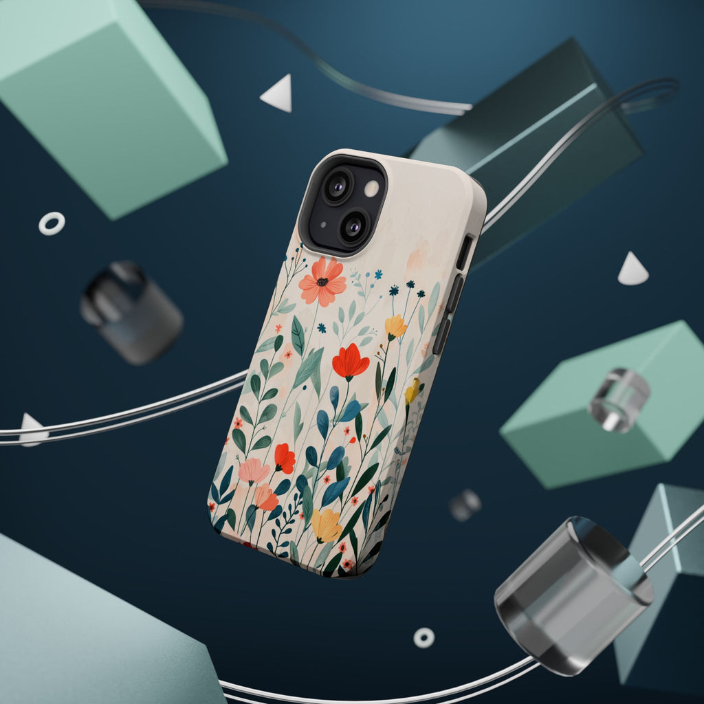 Floral Garden Magnetic Impact-Resistant Phone Case