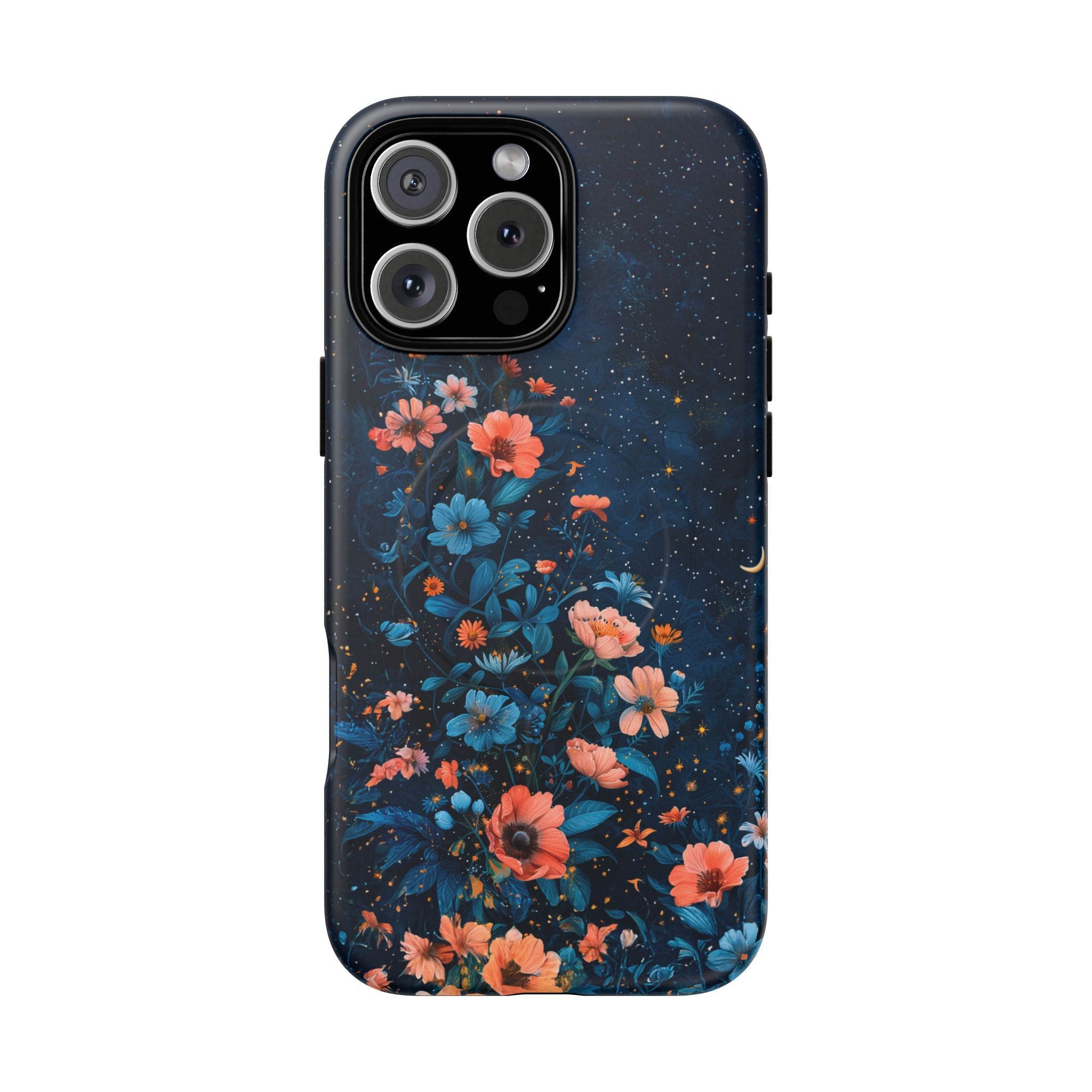 Floral Night Sky Tough Magnetic Phone Case