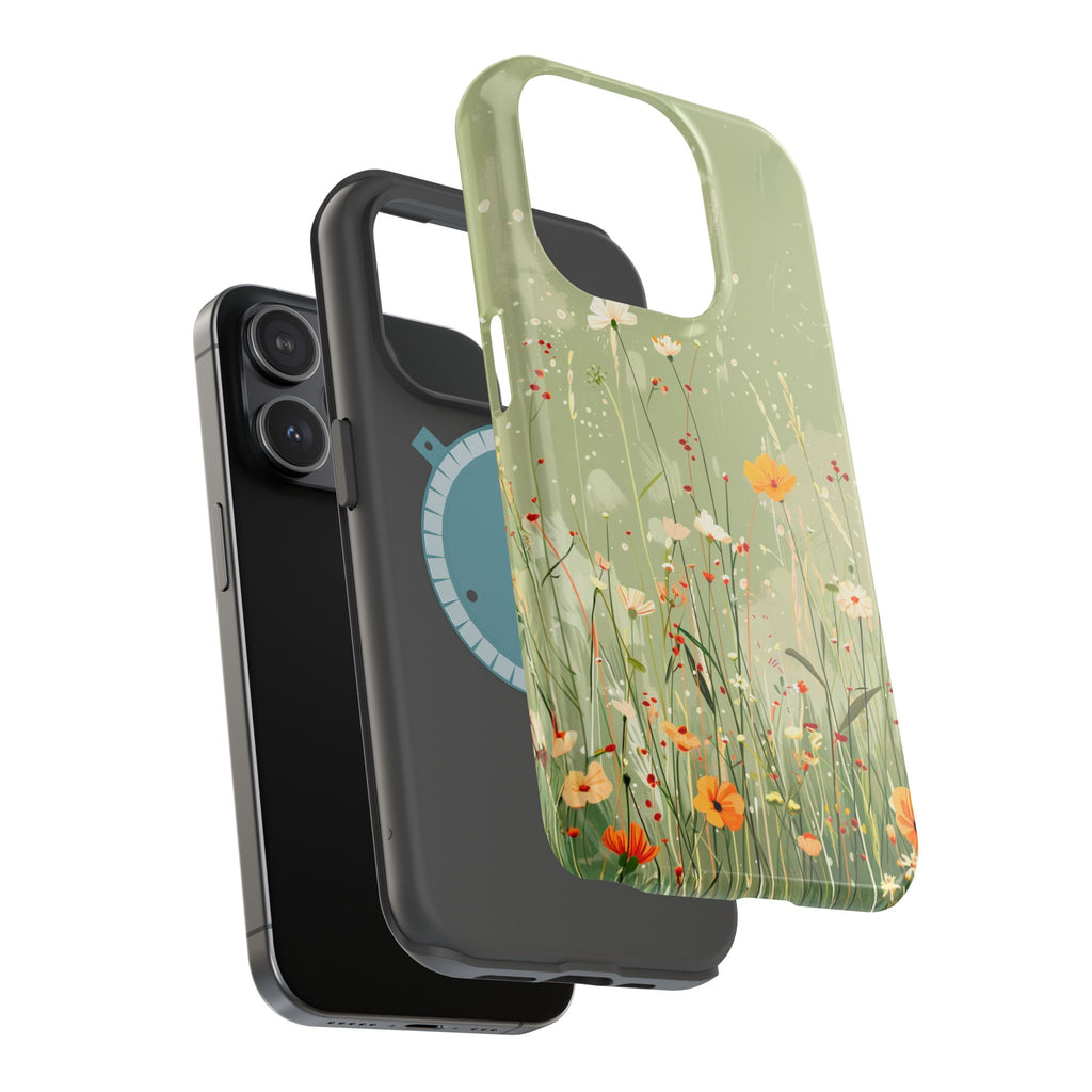 Floral Meadow Magnetic Impact-Resistant Phone Case