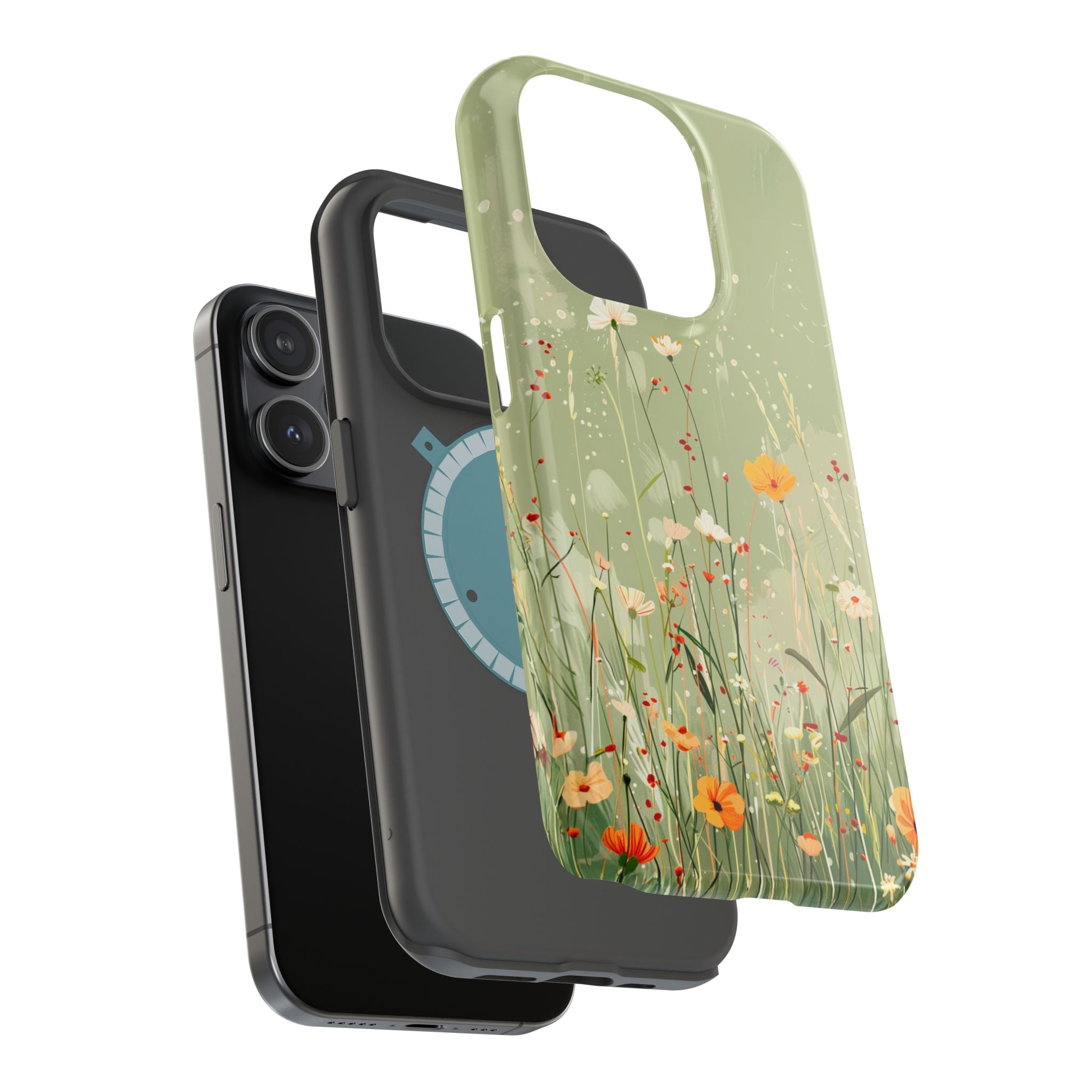 Floral Meadow Magnetic Impact-Resistant Phone Case