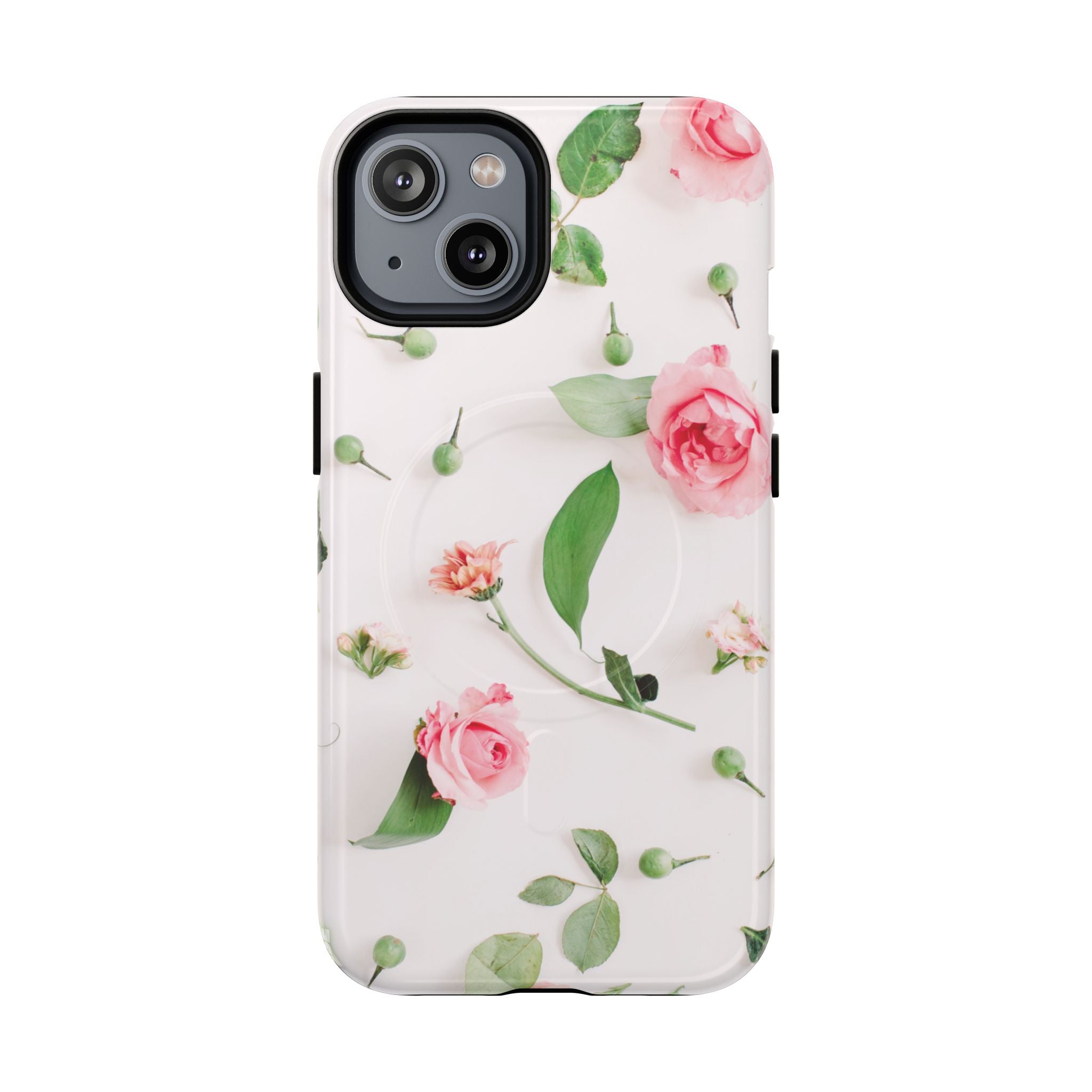 Floral Rose Tough Magnetic Phone Case
